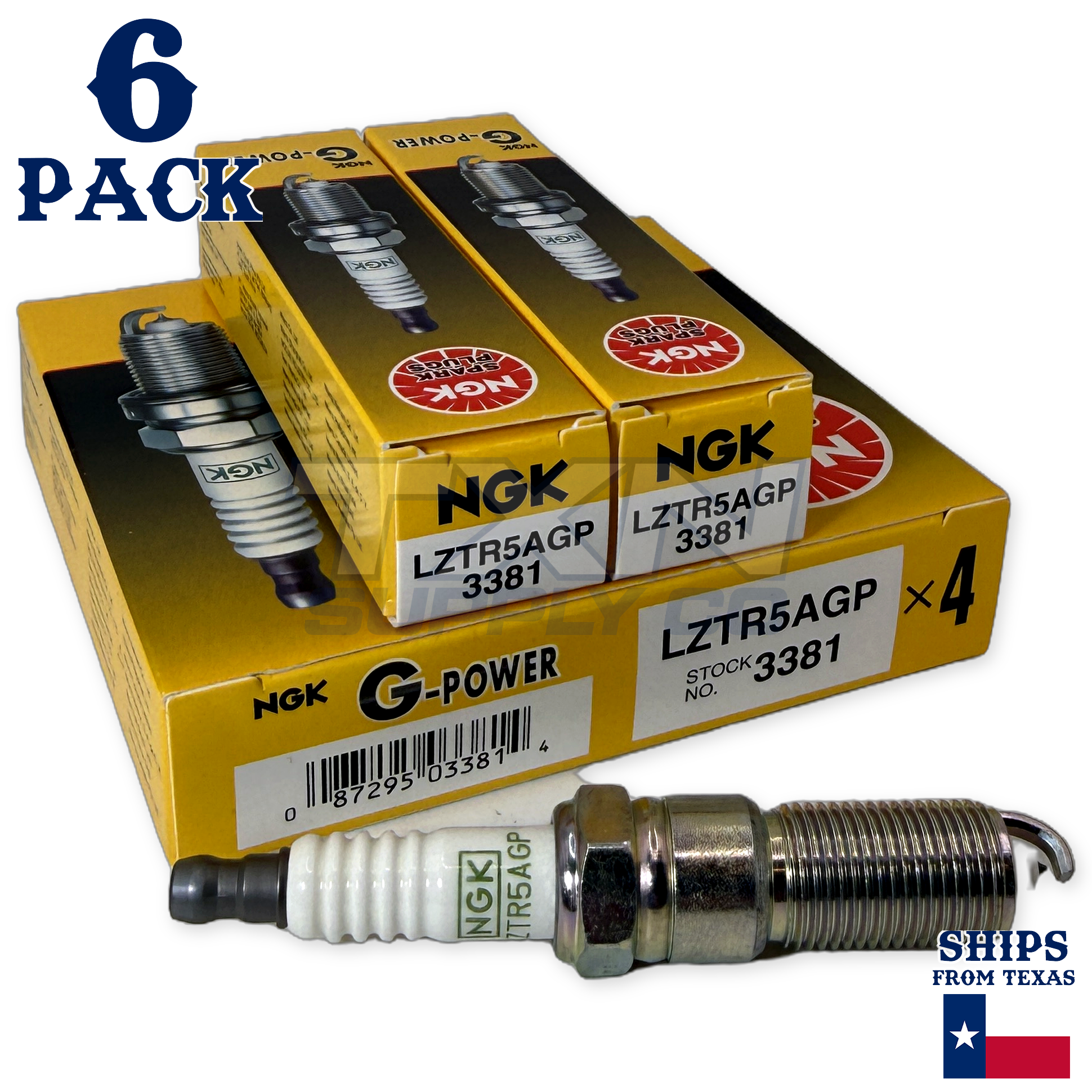 6 Pack NGK G-Power Spark Plugs 1998-2004 for Chrysler Intrepid 2.7L V6 - Image 1