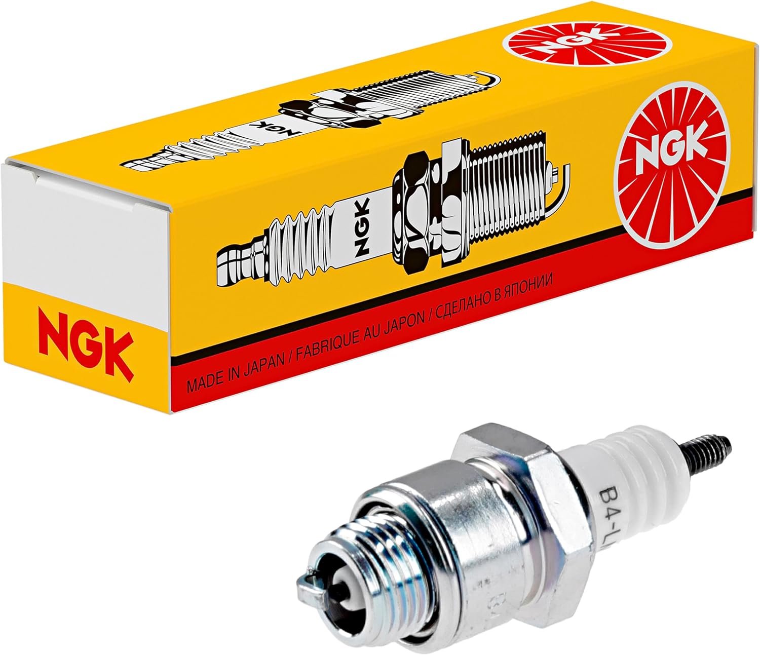 NGK Spark Plug, NGK B4LM, ea, 1 - Image 1