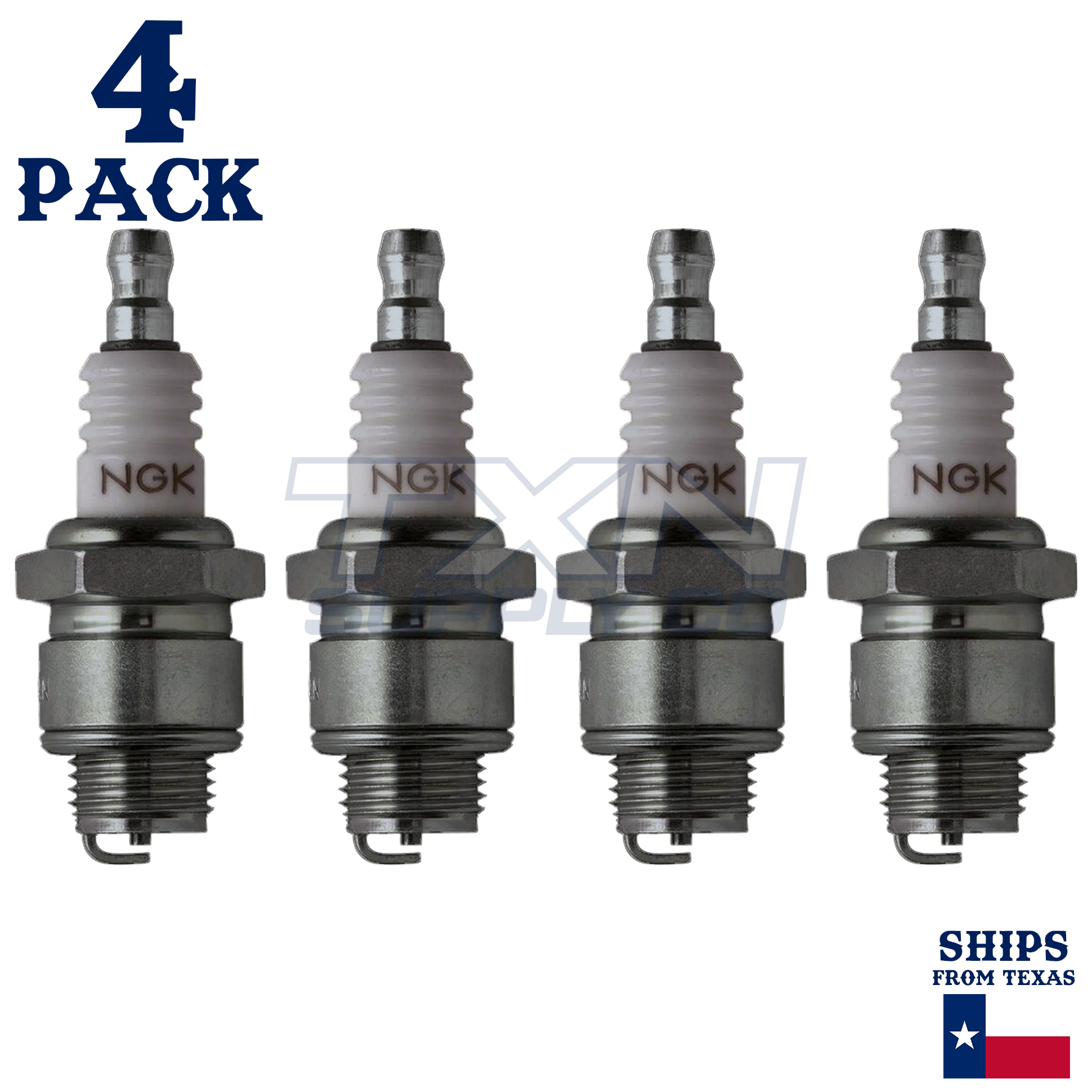 NGK 3410 Spark Plugs 4 Pack - Image 1