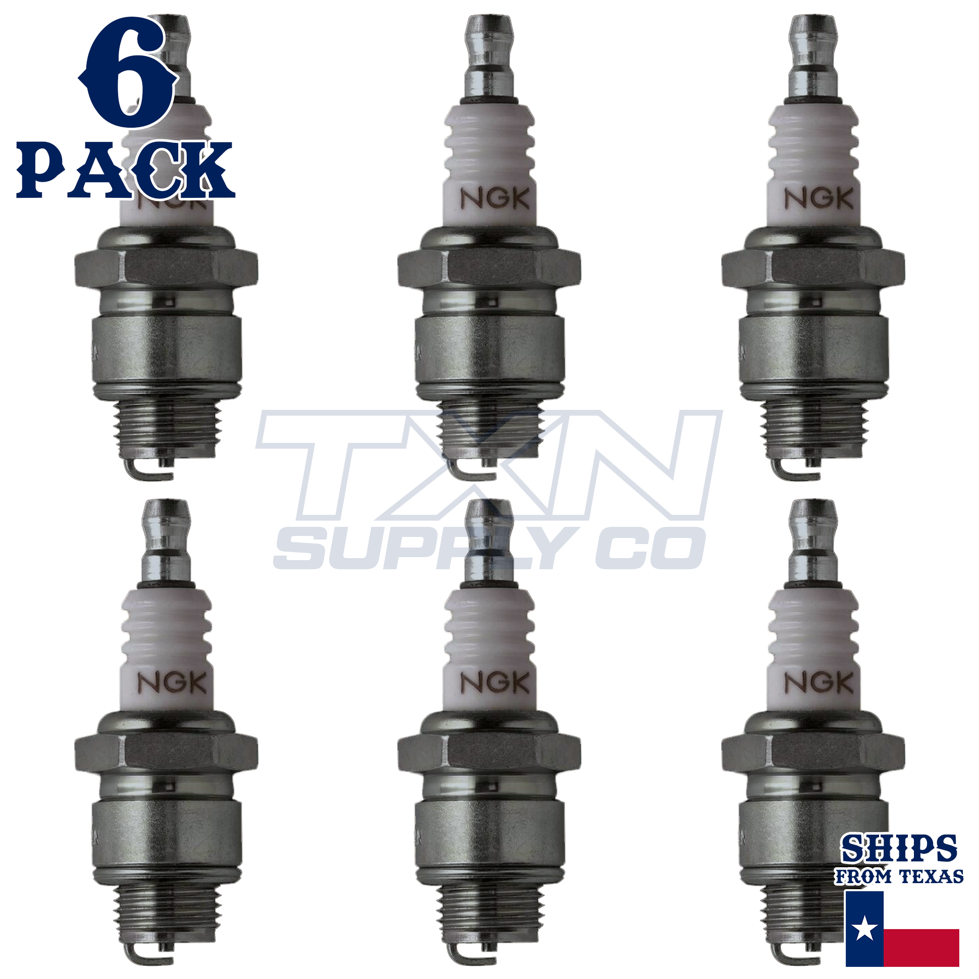 NGK 3410 Spark Plugs 6 Pack - Image 1