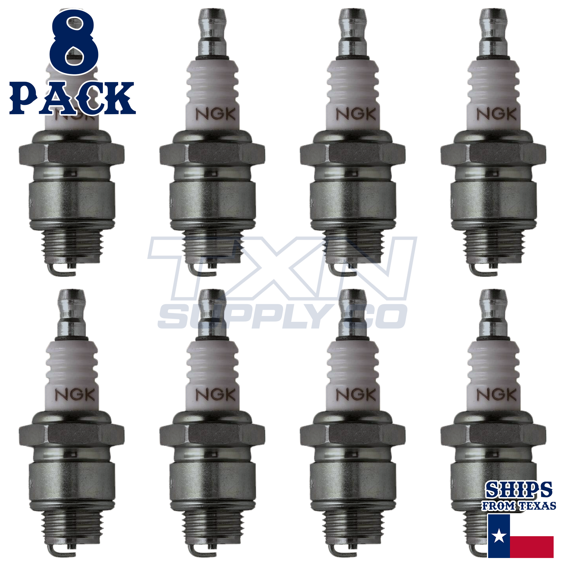 NGK 3410 Spark Plugs 8 Pack - Image 1