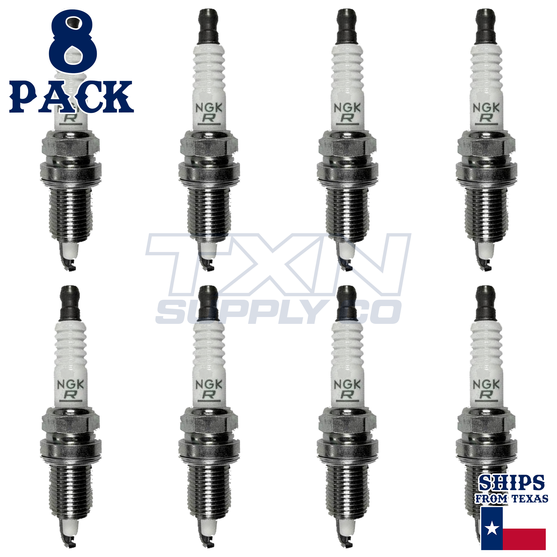 8 Pack NGK V-Power 3459 Spark Plugs ZFR5N - Image 2