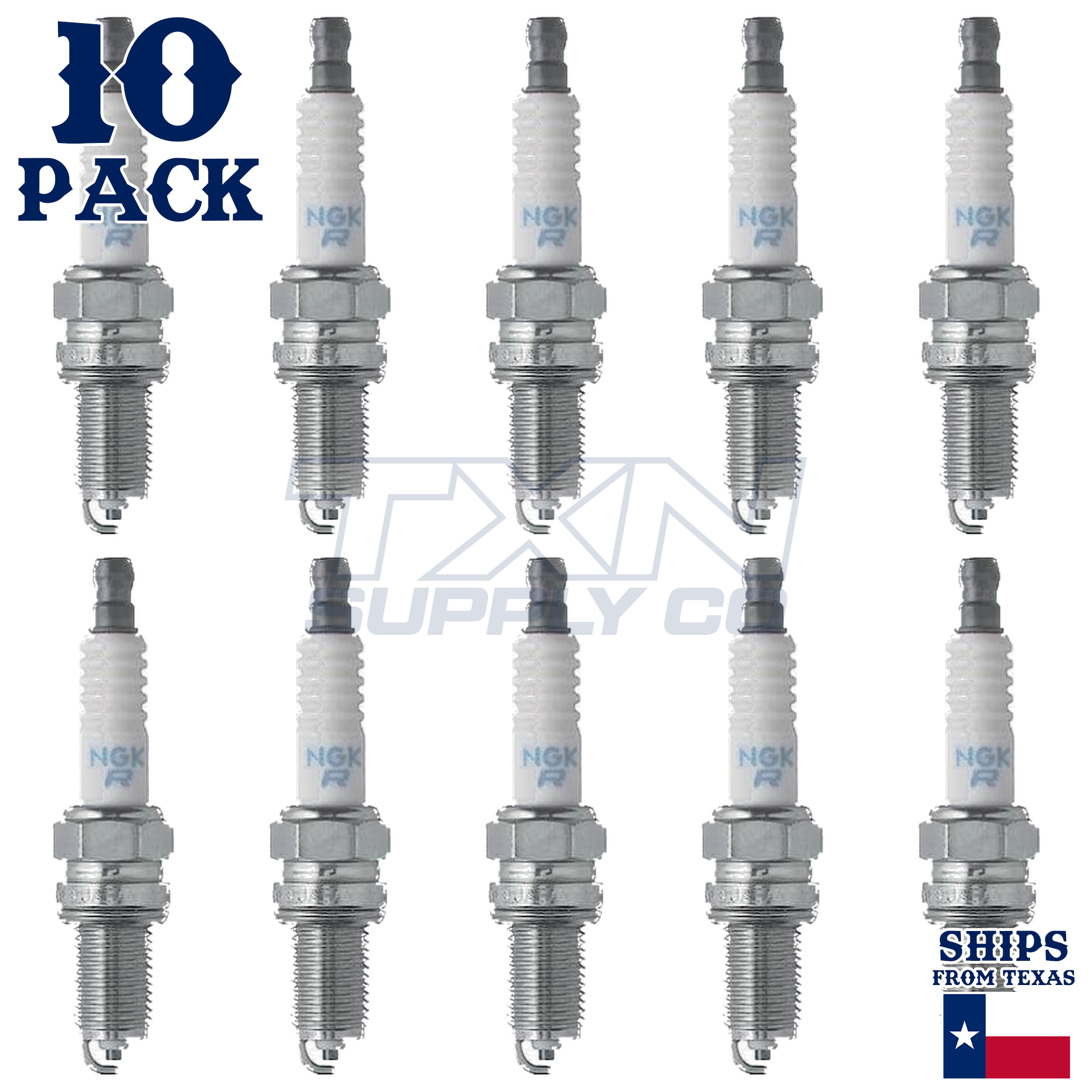NGK 3481 Spark Plugs DCPR6E - 10 Pack - Image 2