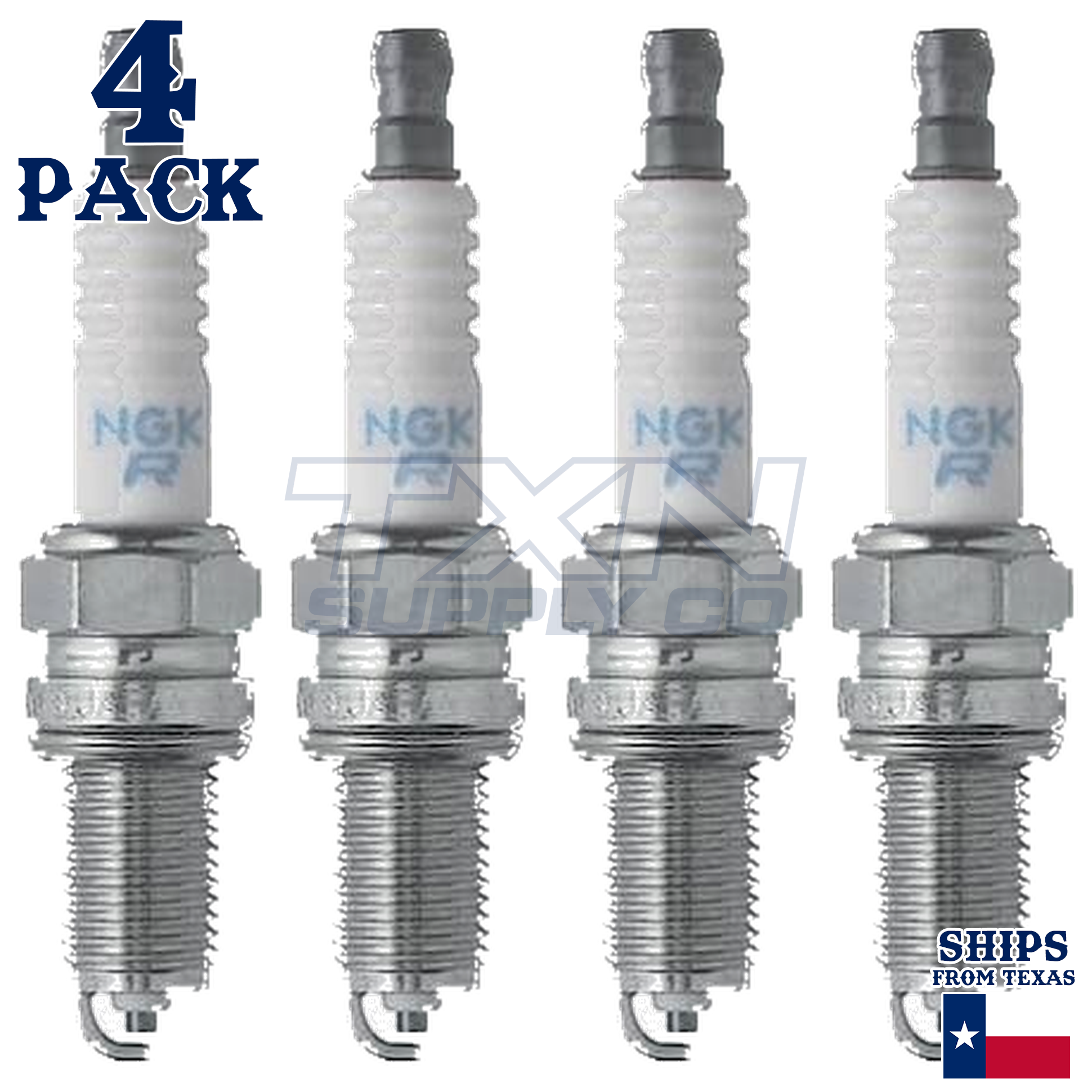 4 NGK Spark Plugs - For Mariner 30 2000- Outboard Motor - Image 2