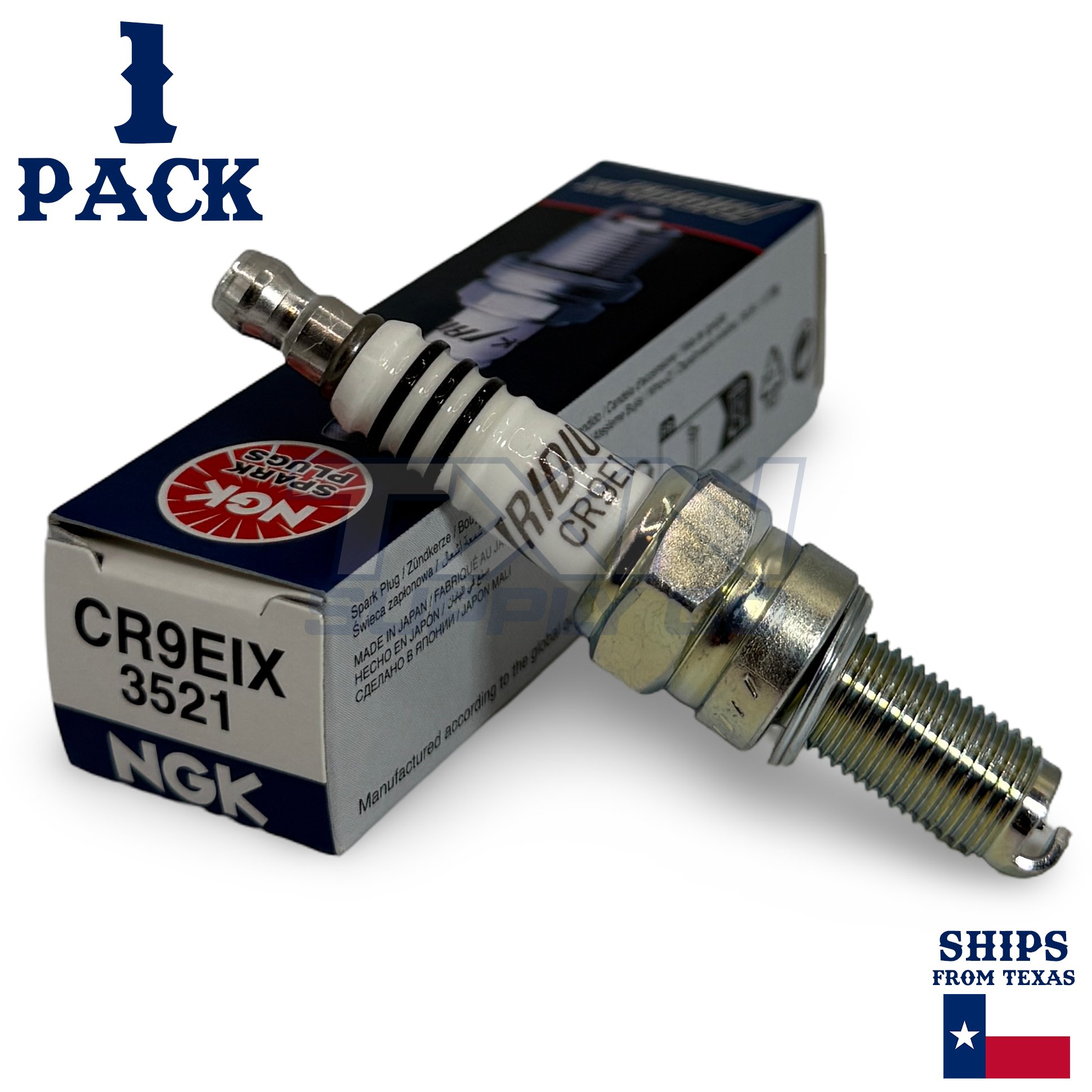 NGK Iridium Sparkplug CR9EIX for Polaris RANGER RZR XP 900 2011-2014 - Image 1