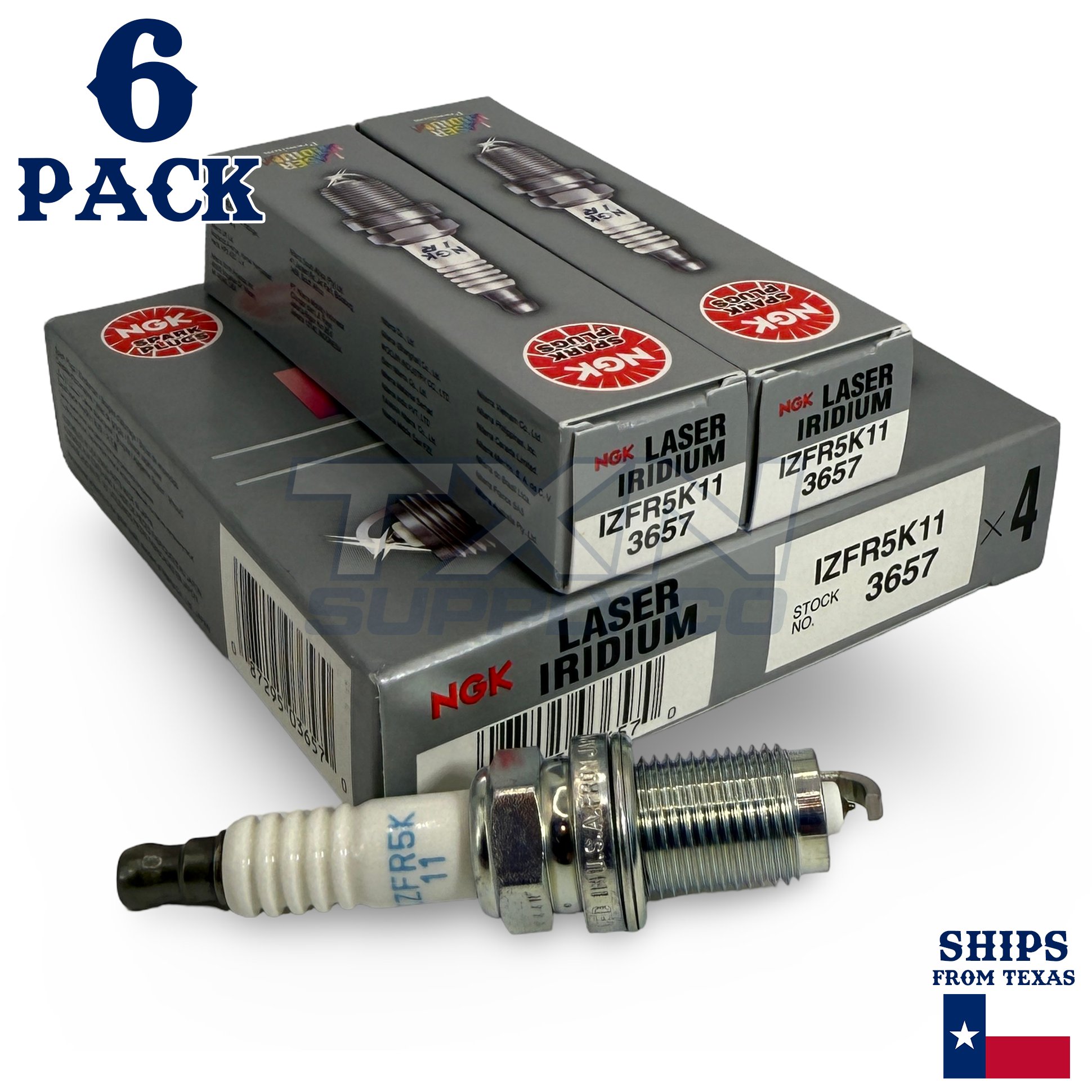 6 Pack NGK Laser Iridium Spark Plugs 2008-2010 for Honda Odyssey 3.5L V6 - Image 1