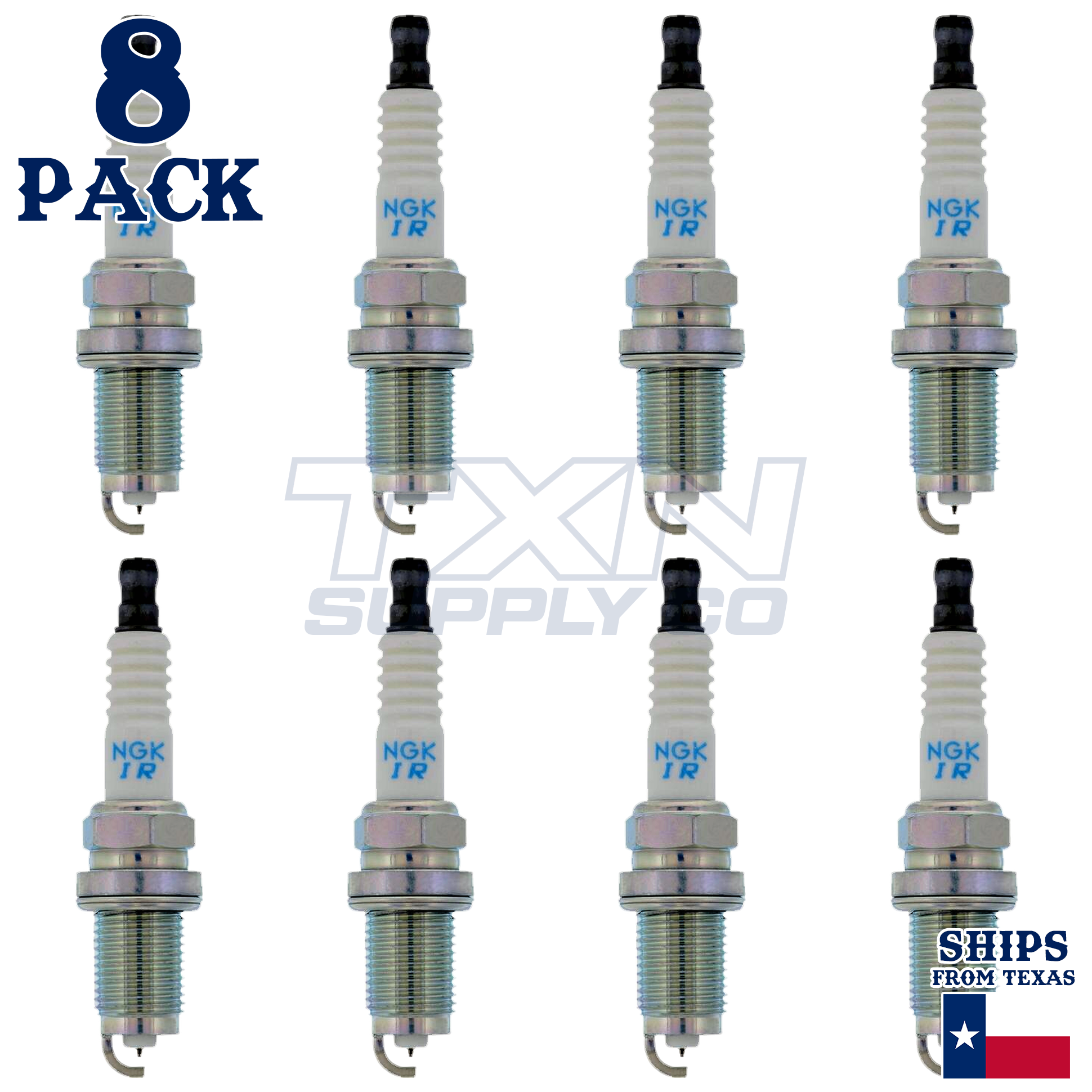 NGK 3657 Spark Plugs 8 Pack