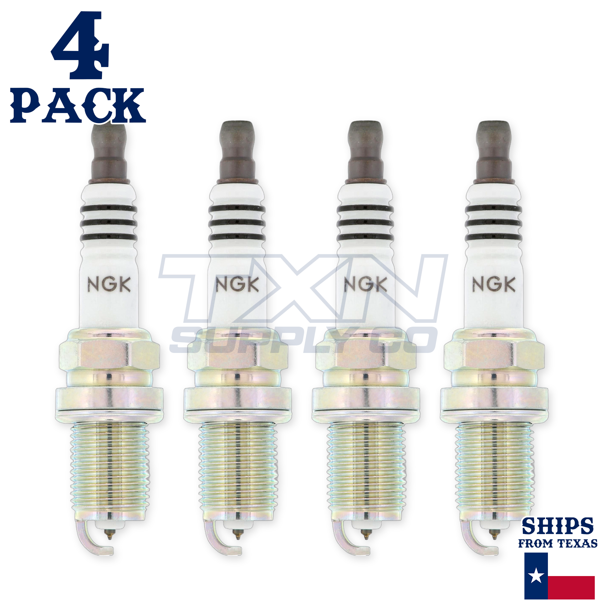 4 Pack NGK Laser Platinum Spark Plugs 1989-1991 for Chevrolet Tracker 1.6L L4 - Image 1