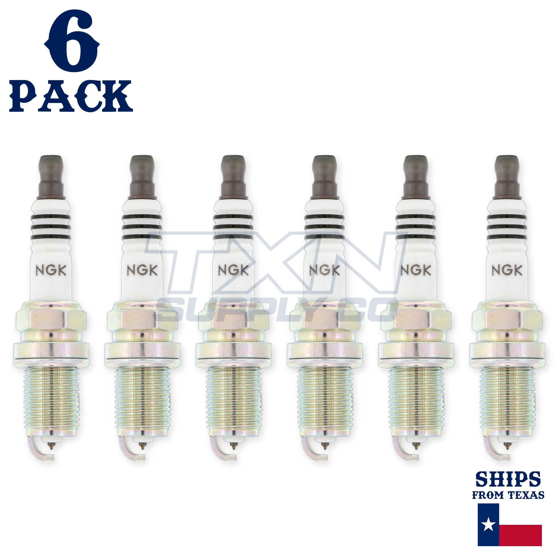 6 Pack NGK Iridium IX Spark Plugs 2002-2004 for Nissan Xterra 3.3L V6 - Image 1