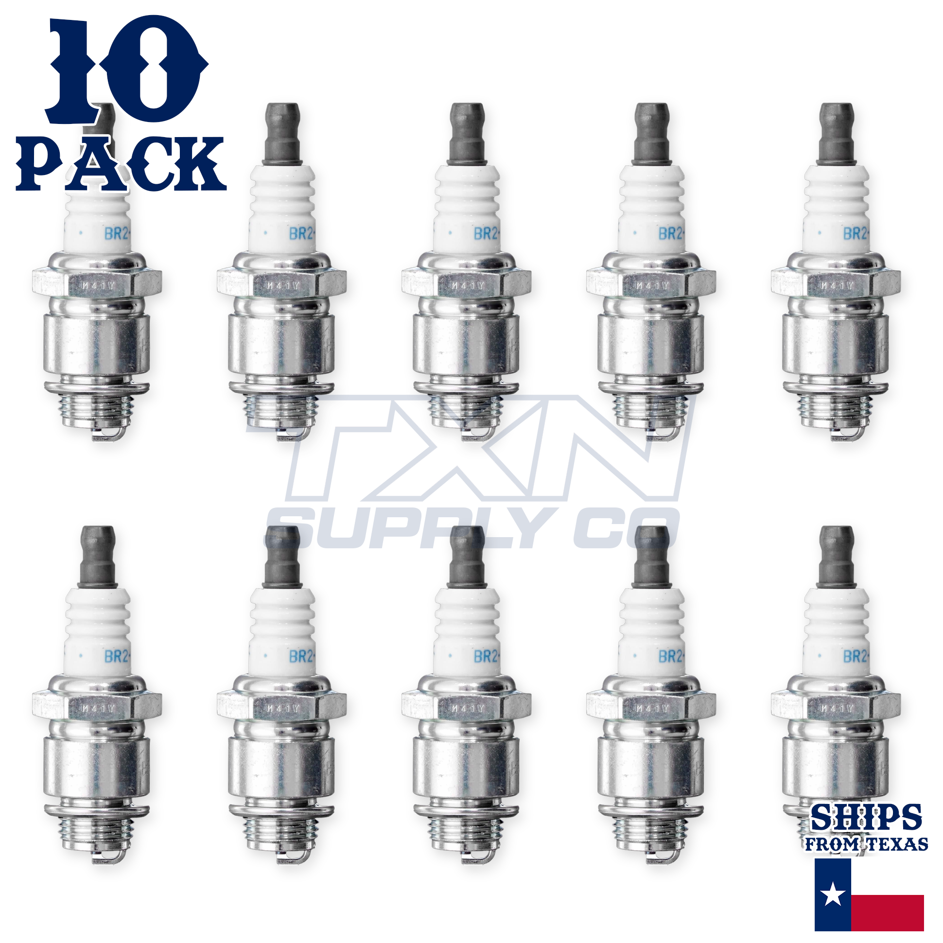 NGK 3841 Standard Spark Plug BR2-LM - 10 Pack - Image 2