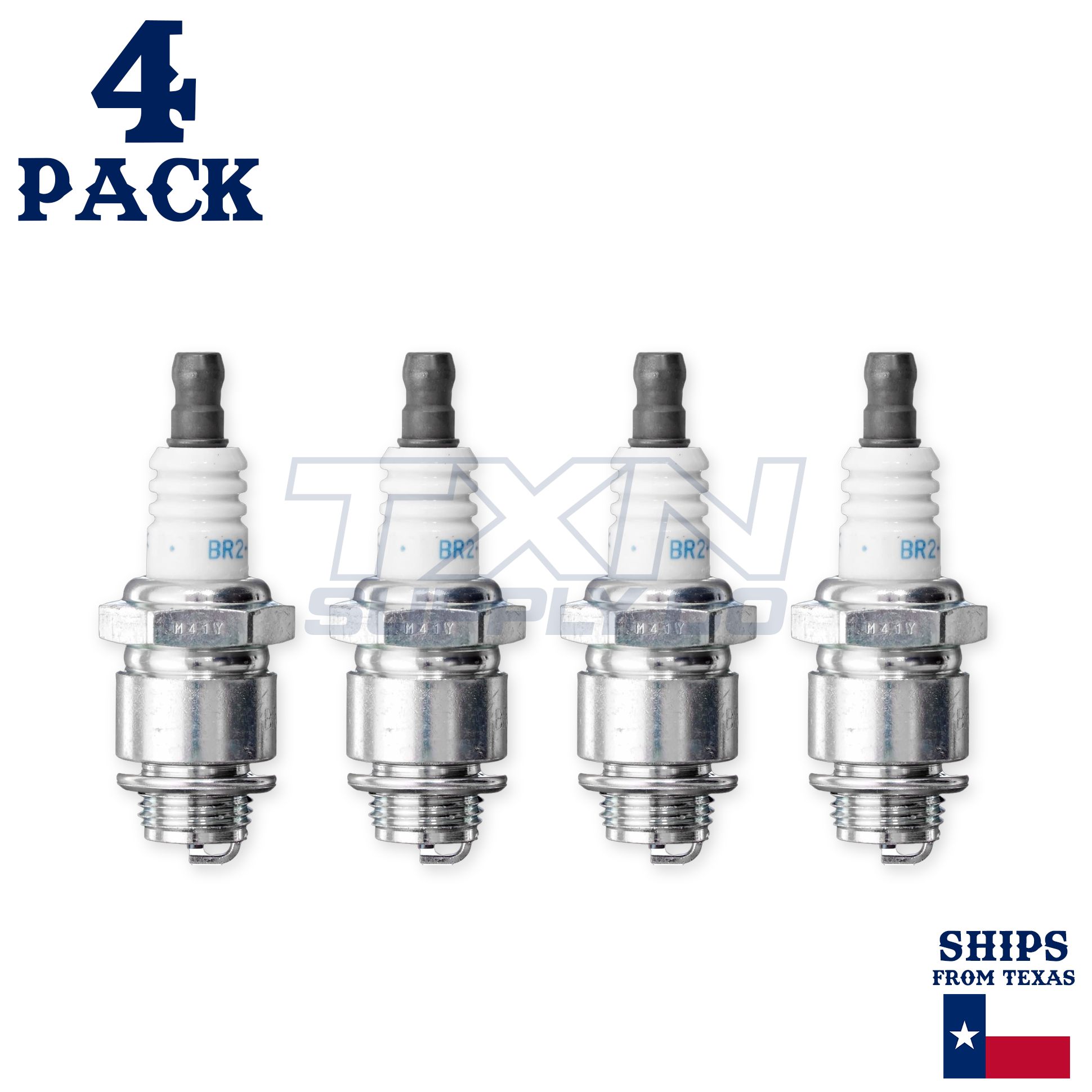 NGK 3841 Standard Spark Plug BR2-LM - 4 Pack - Image 2