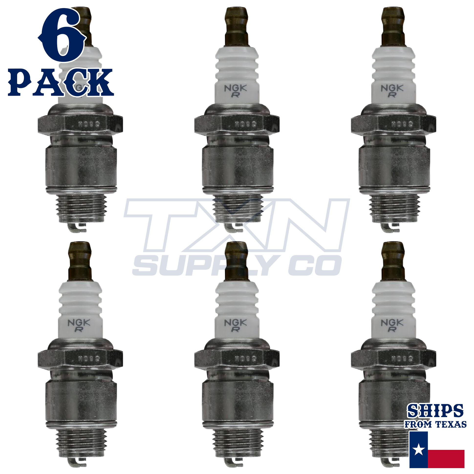 NGK 3841 Spark Plugs 6 Pack - Image 1