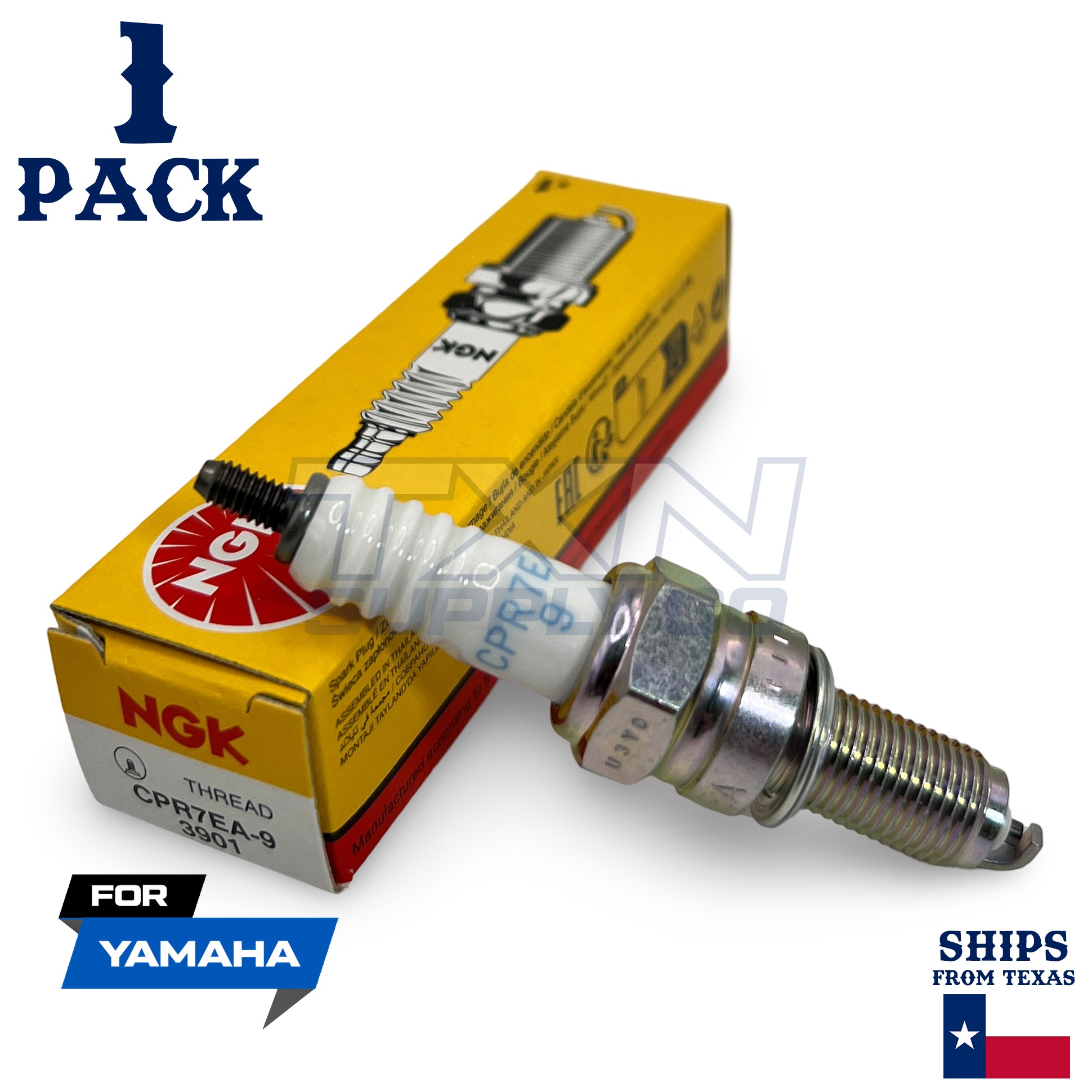 1 NGK Spark Plug - For CP 250 W Morphous Yamaha Motorcycle - Image 1