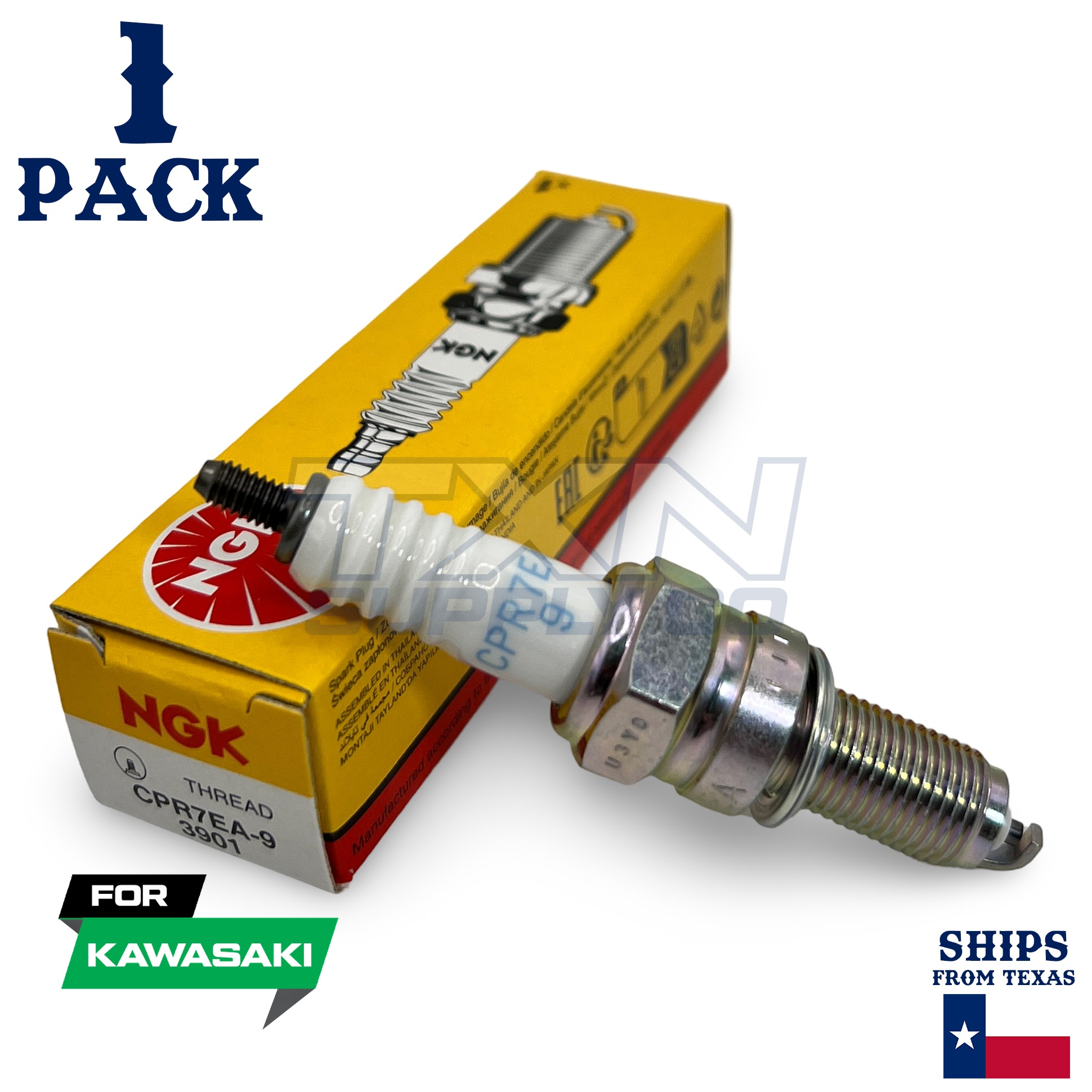 1 Pack NGK Spark Plug - For 2006-2017 VN 900 C Custom (VN900C) Kawasaki Motorcyc - Image 1
