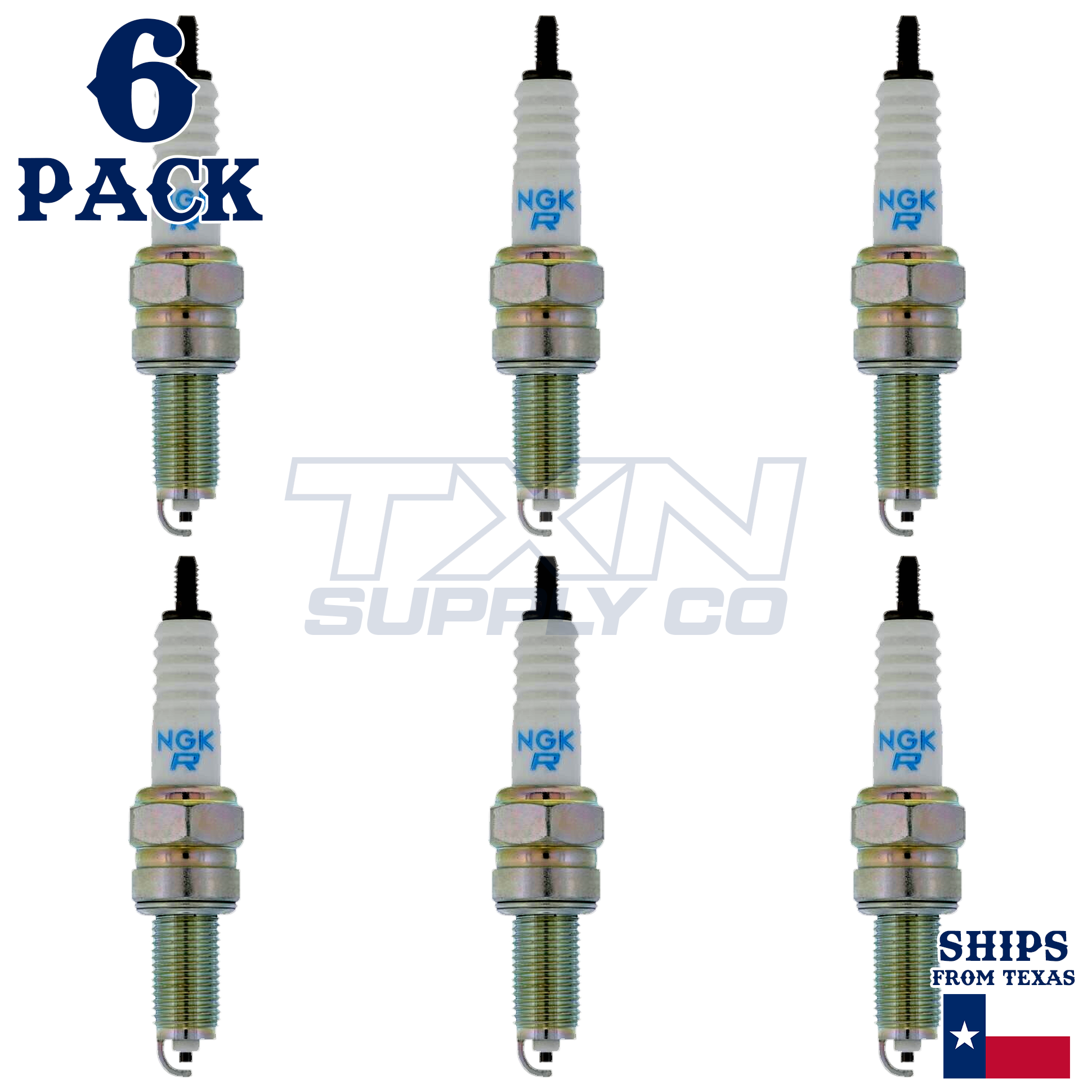 NGK 3901 Spark Plugs 6 Pack - Image 1