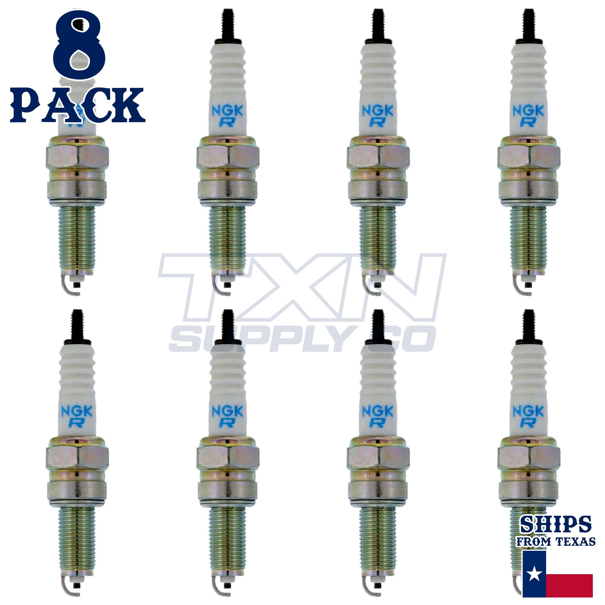 NGK 3901 Spark Plugs 8 Pack