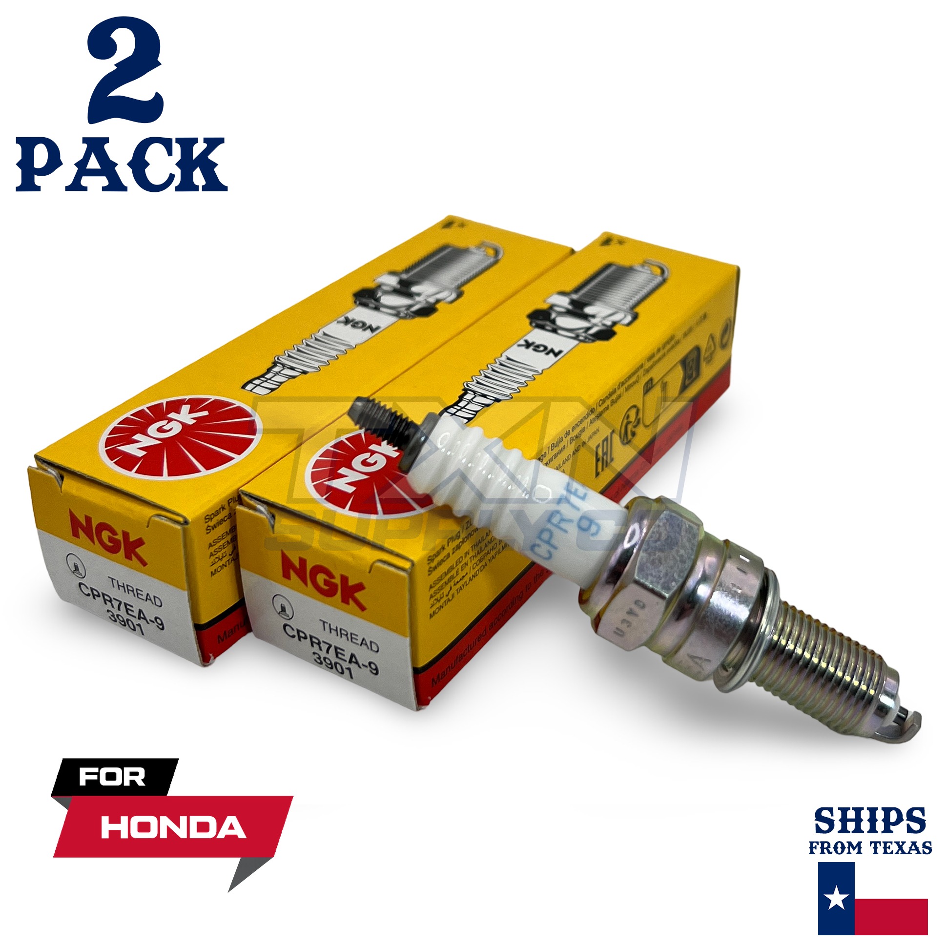 2 NGK Spark Plug - For 2013-2024 SH 125 Mode Honda Motorcycle - Image 1