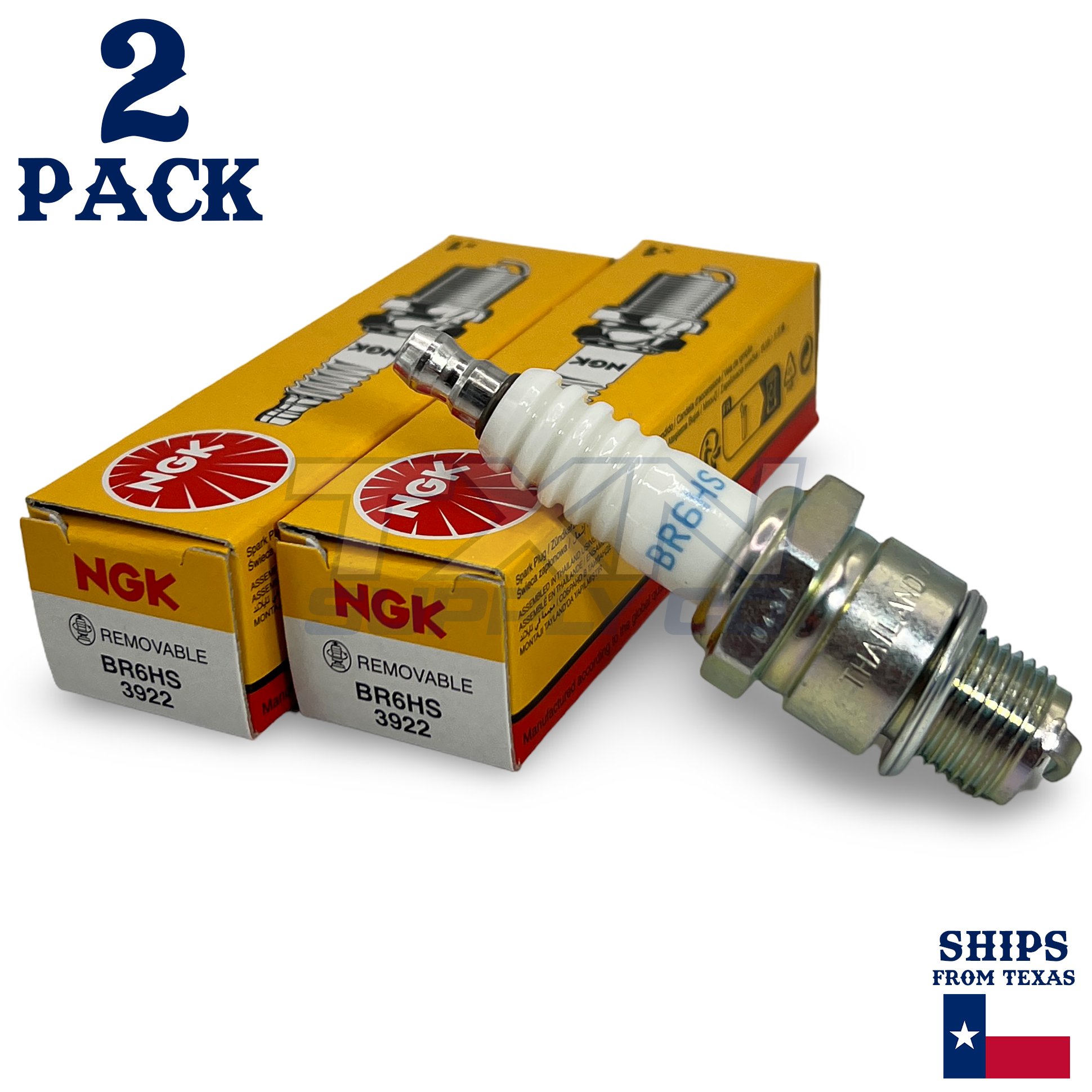 NGK SPARK PLUG SET NGK - 708.07.40 - BR6HS 3922 - Set 2 piece- - Image 1