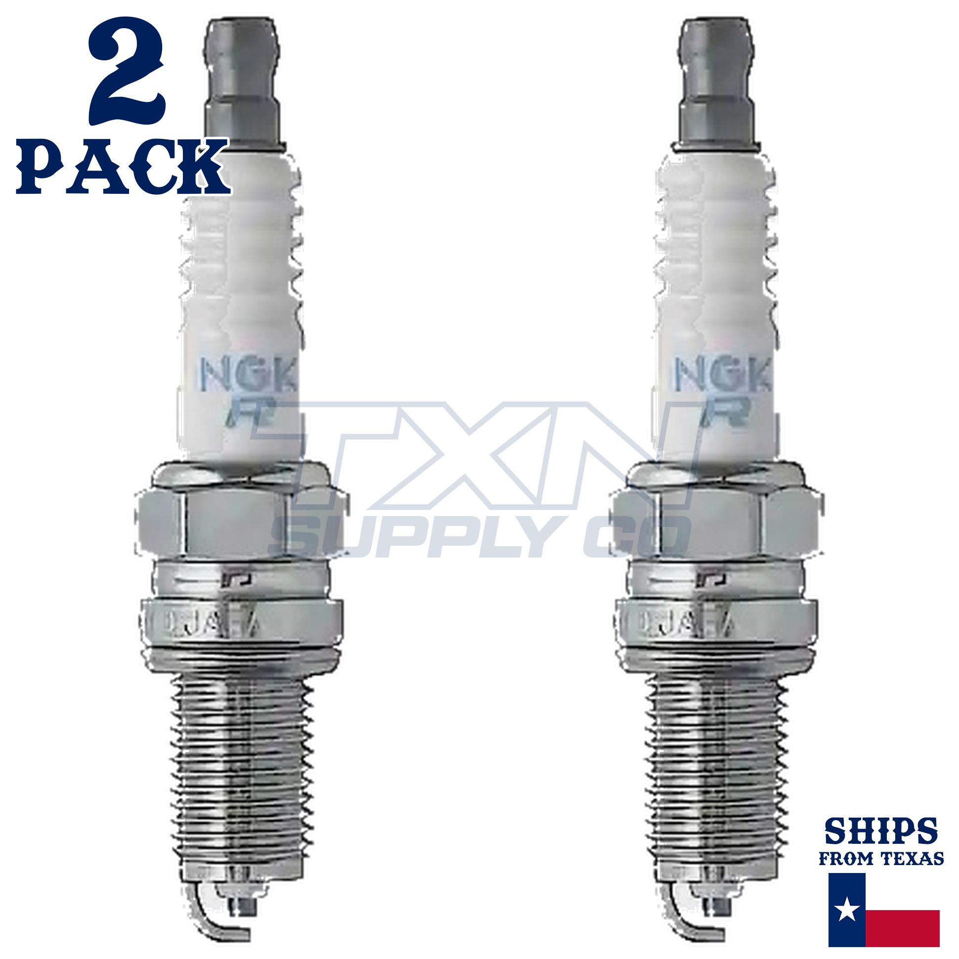 2 Pack NGK Spark Plug - For 2000-2006 FXSTD 1450 Softail Deuce Harley-Davidson - Image 2