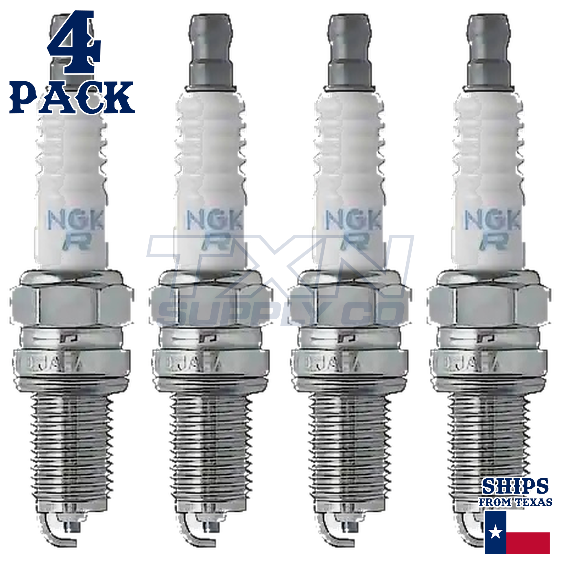 4 Pack NGK Spark Plug - For 2006-2017 FXDB 1584 Dyna Street Harley-Davidson - Image 2