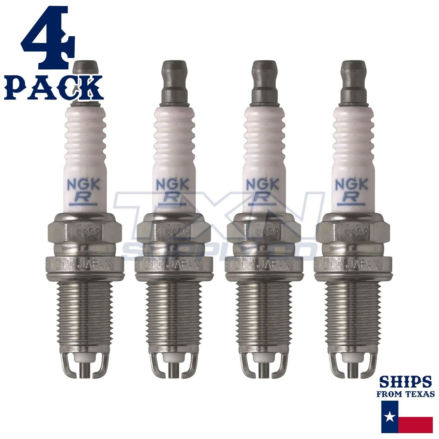 4 Pack NGK Standard Spark Plugs 1998-1999 for Toyota Corolla L4 1.8L - Image 1