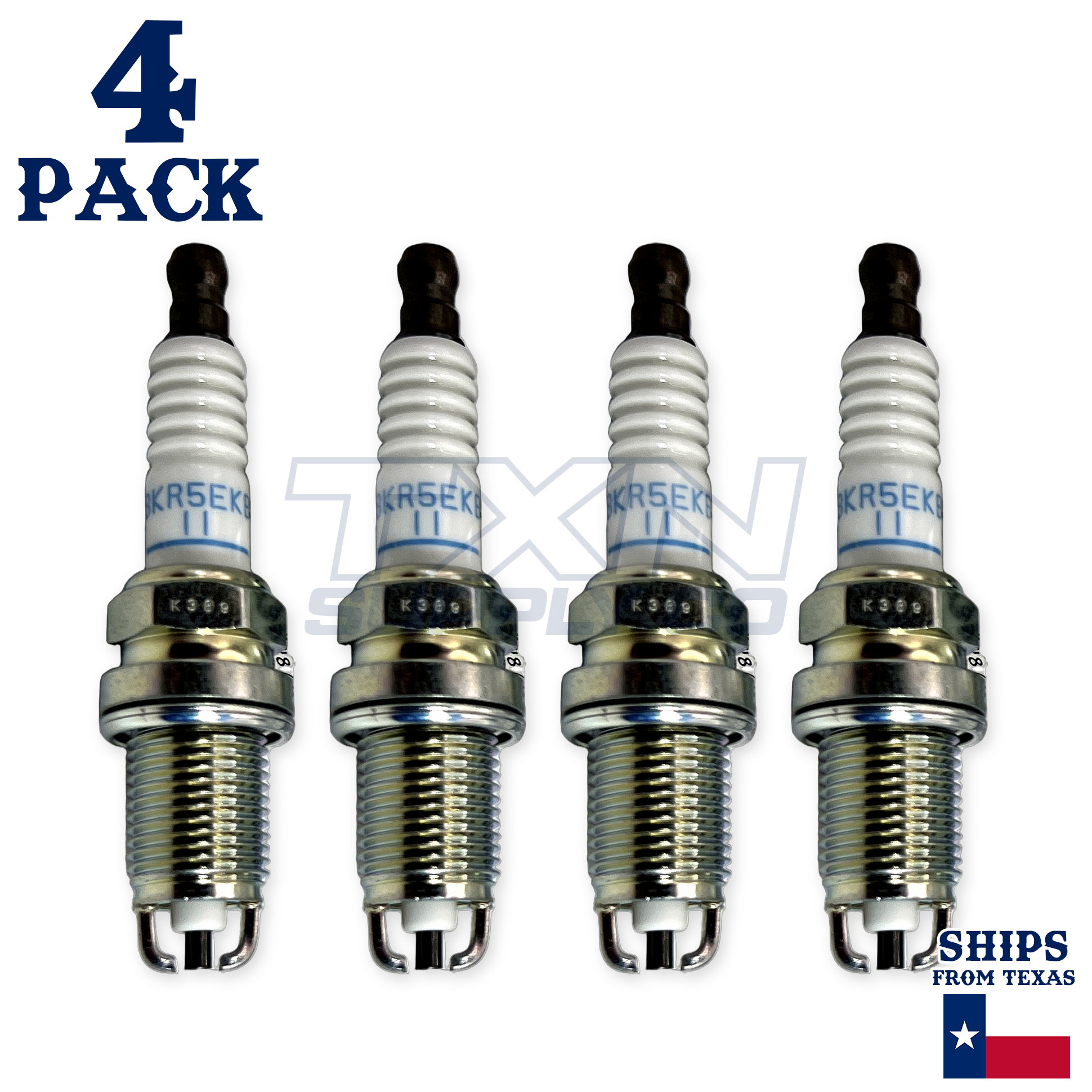 4 Pack NGK 3967 Spark Plugs BKR5EKB-11 - Image 2