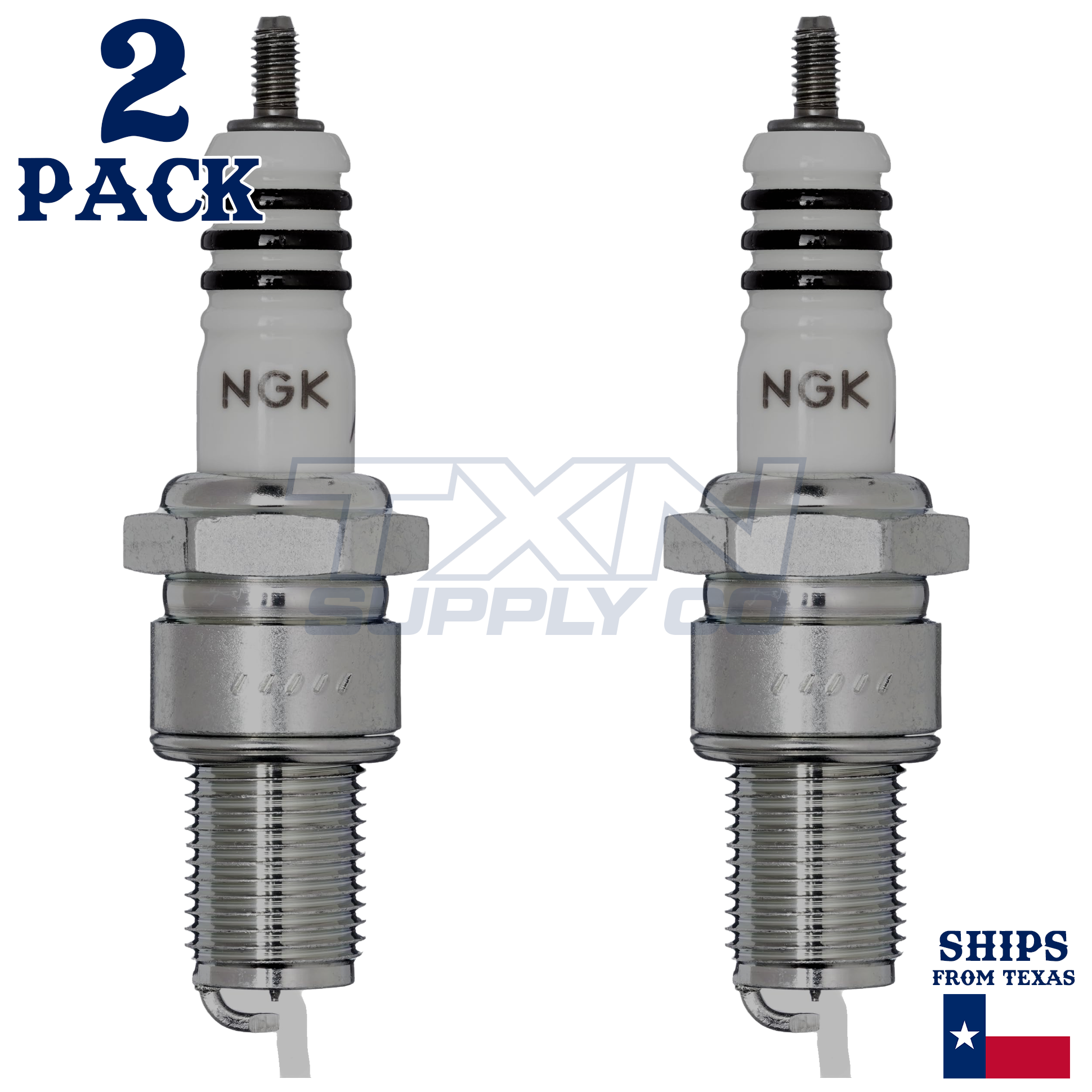 NGK 3981 BR9EIX Spark Plugs 2 Pack - Image 1