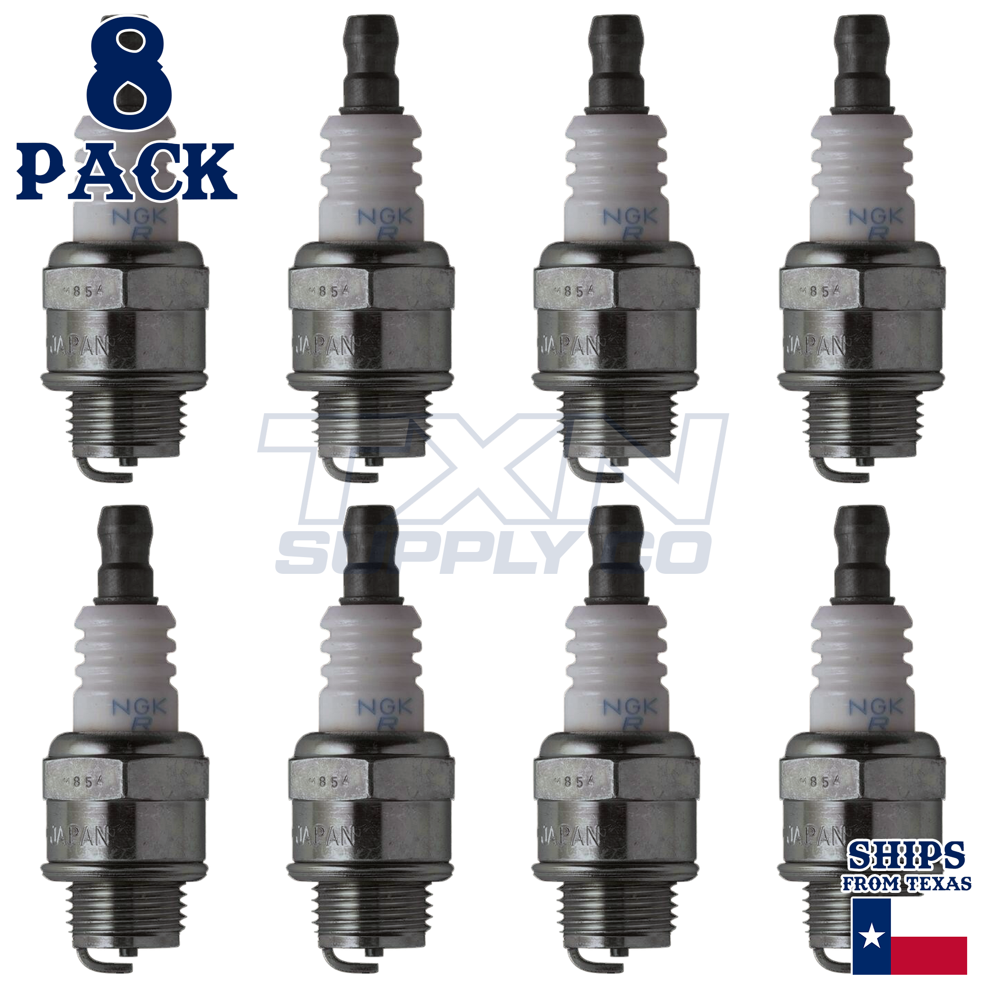 NGK 4004 Spark Plugs 8 Pack