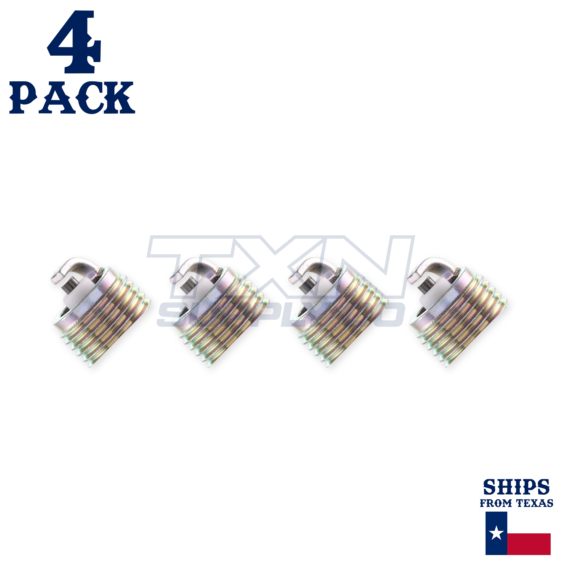 4 Pack NGK V-Power 4006 Spark Plugs BPR5ES SOLID - Image 2