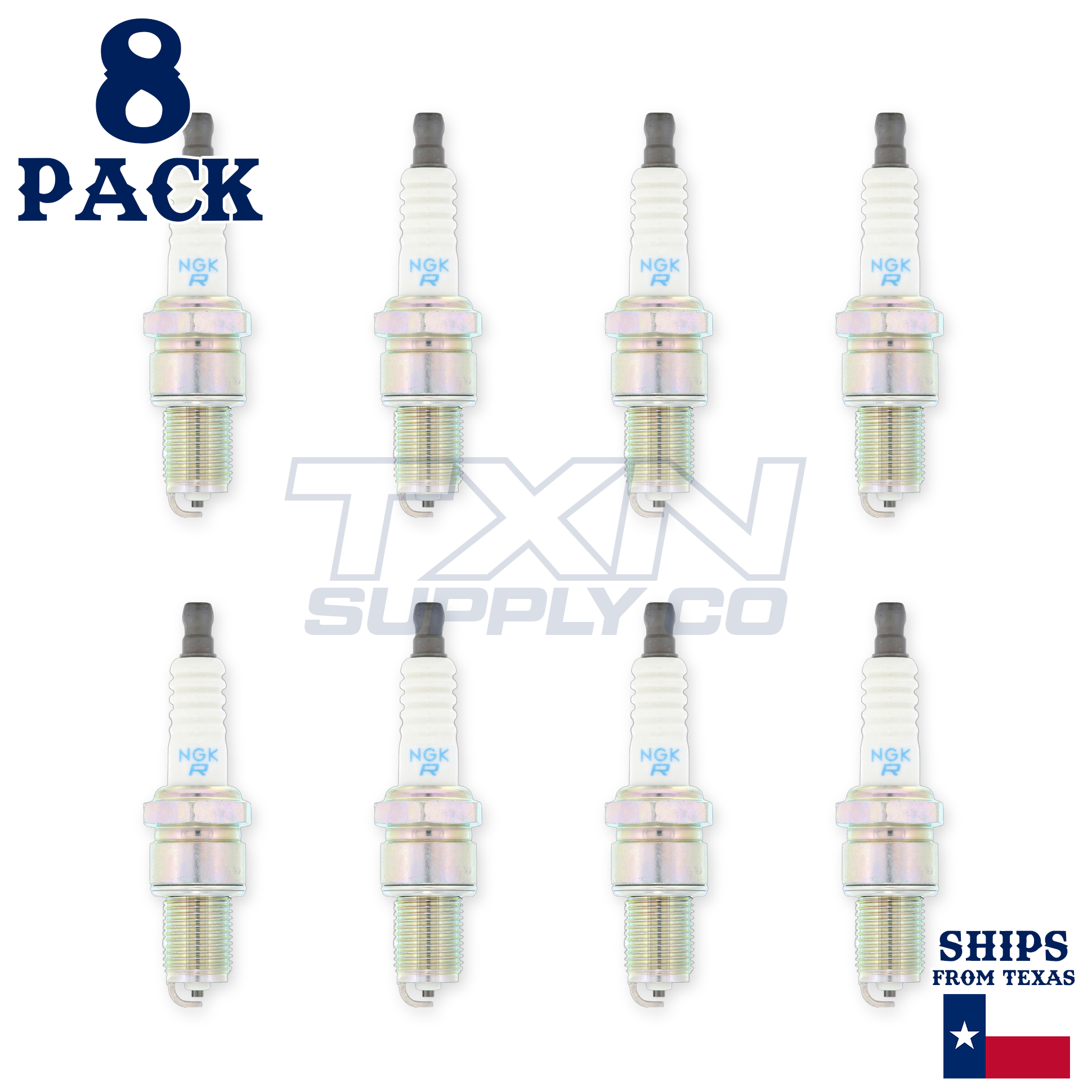 8 Pack NGK Standard Spark Plugs 1996-2000 for Land Rover Ranger Rover V8-4.0L - Image 2