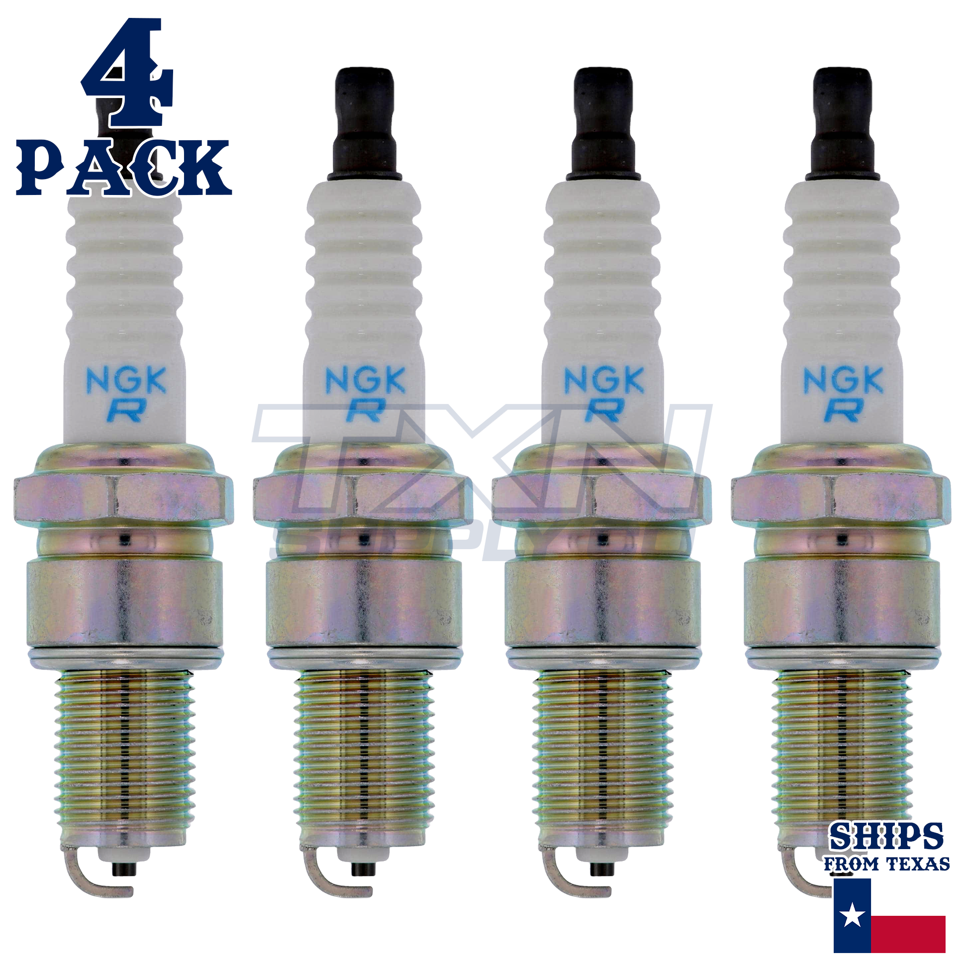 NGK 4008 Spark Plugs 4 Pack