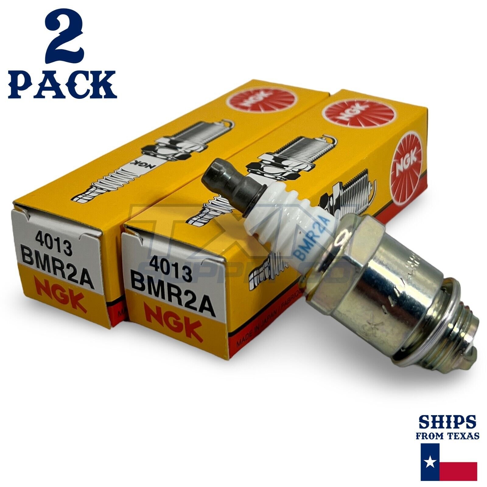 NGK 4013 Spark Plug BMR2A - 2 Pack - Image 1