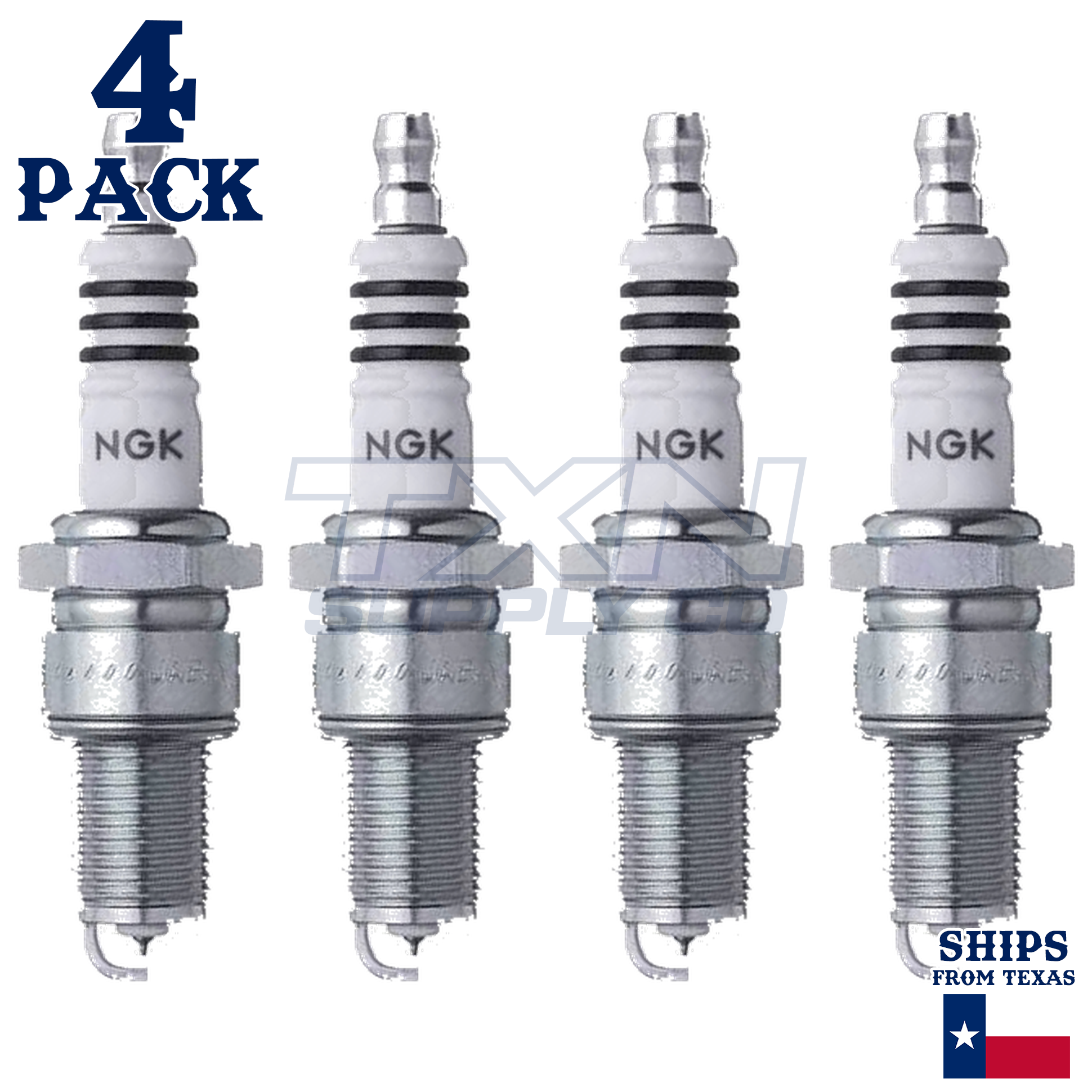 4 PC NGK 4055 BPR7EIX Iridium IX Spark Plugs for XS62DP XS62 WR5DS W5DPX - Image 2
