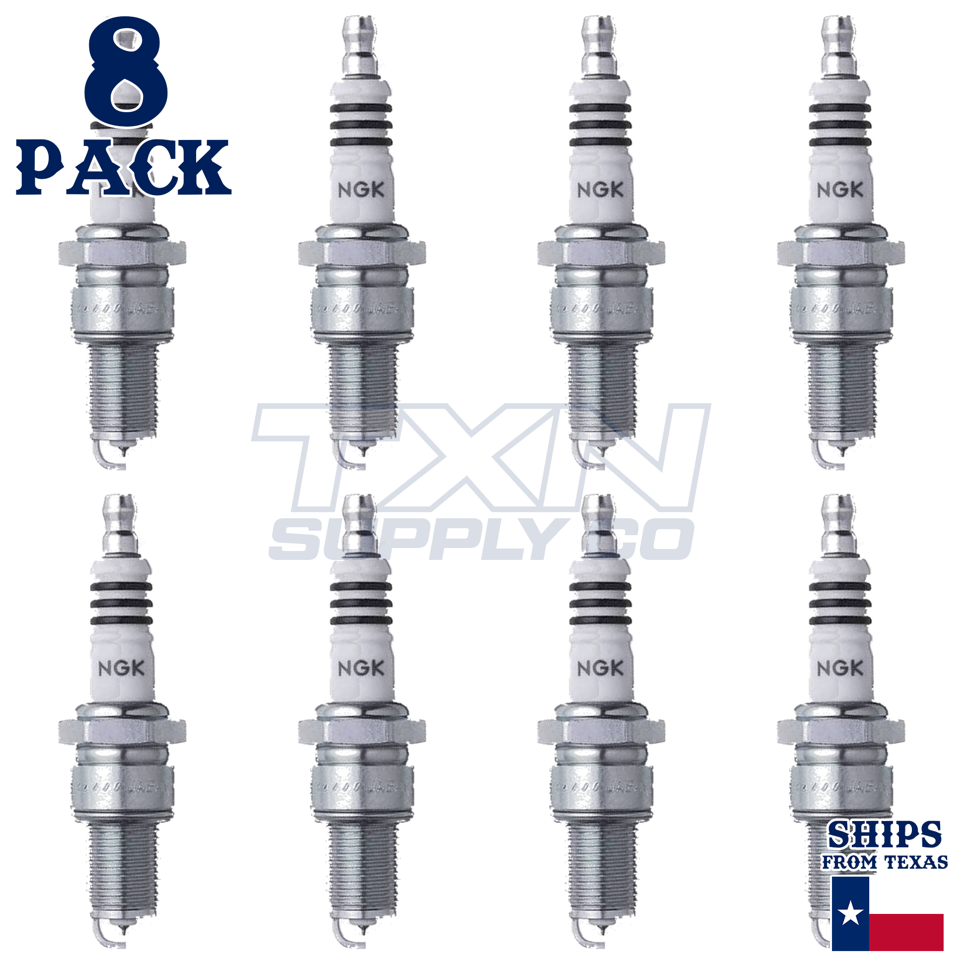 8 Pack NGK 4055 BPR7EIX Iridium IX Spark Plugs for XS62DP XS62 WR5DS W5DPX - Image 2