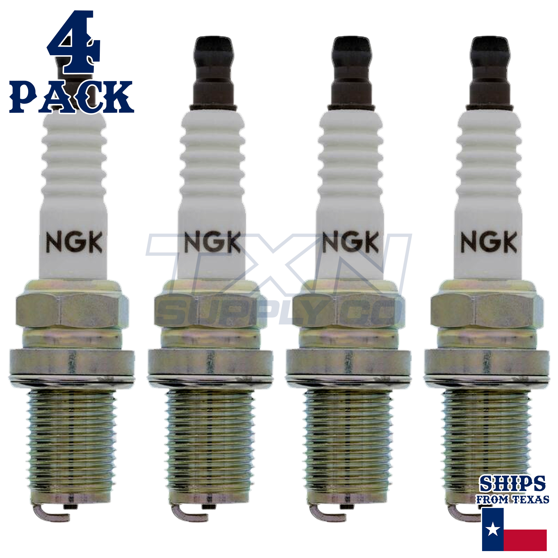 NGK 4091 Spark Plugs 4 Pack