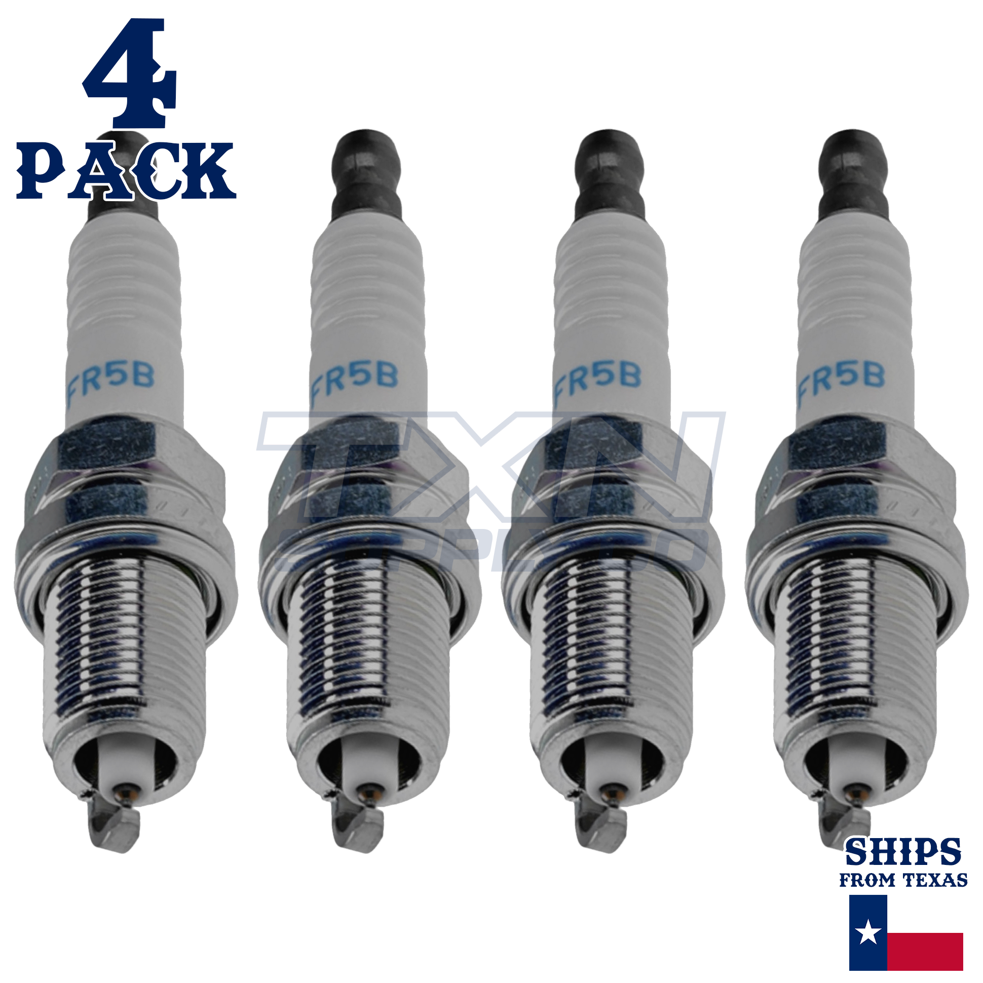 NGK 4095 IZFR6F11 Spark Plugs 4 Pack