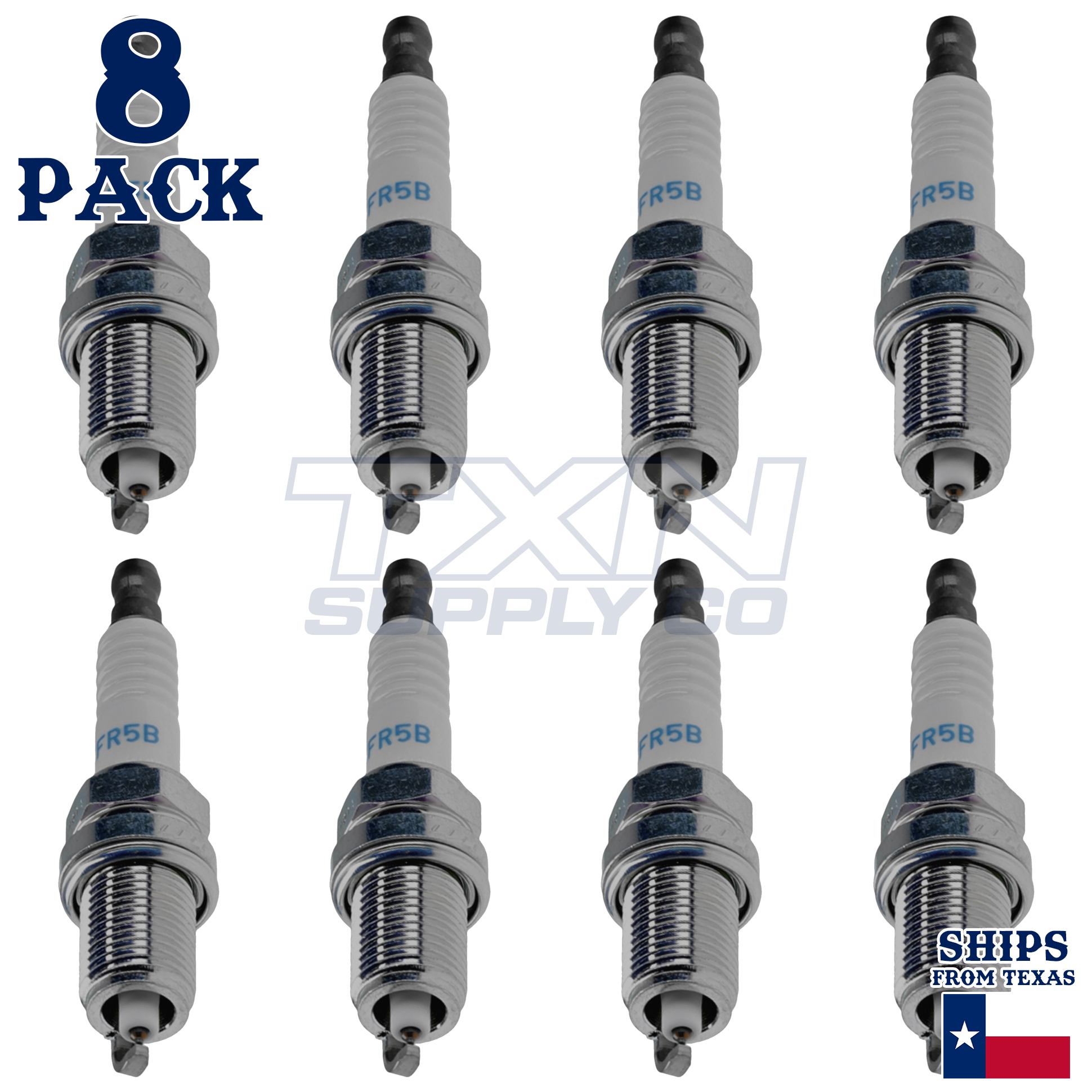 NGK 4095 IZFR6F11 Spark Plugs 8 Pack