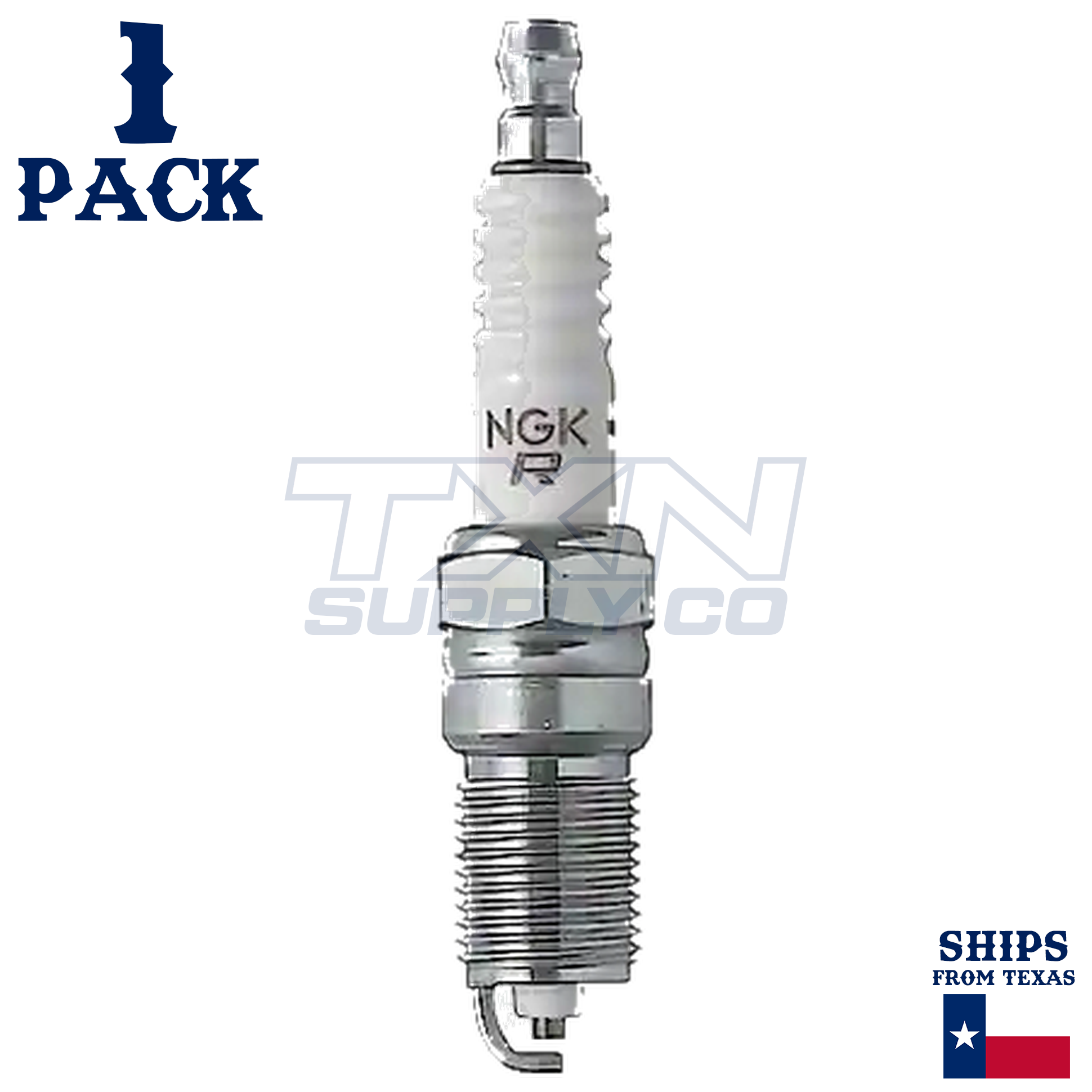 1 Pack NGK V-Power 4177 Spark Plugs TR6 - Image 2