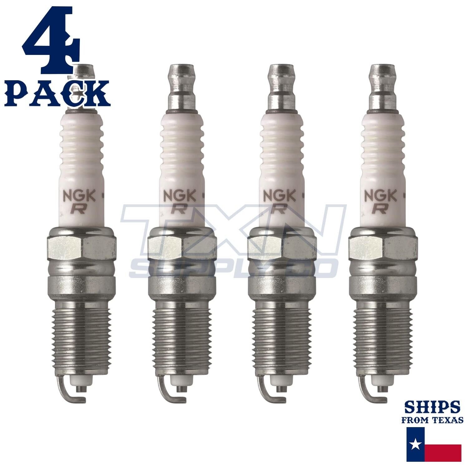 NGK For Chevy Corvette 2006-2013 Spark Plug | V-Power | Box of 4 TR6 | 4177 - Image 2