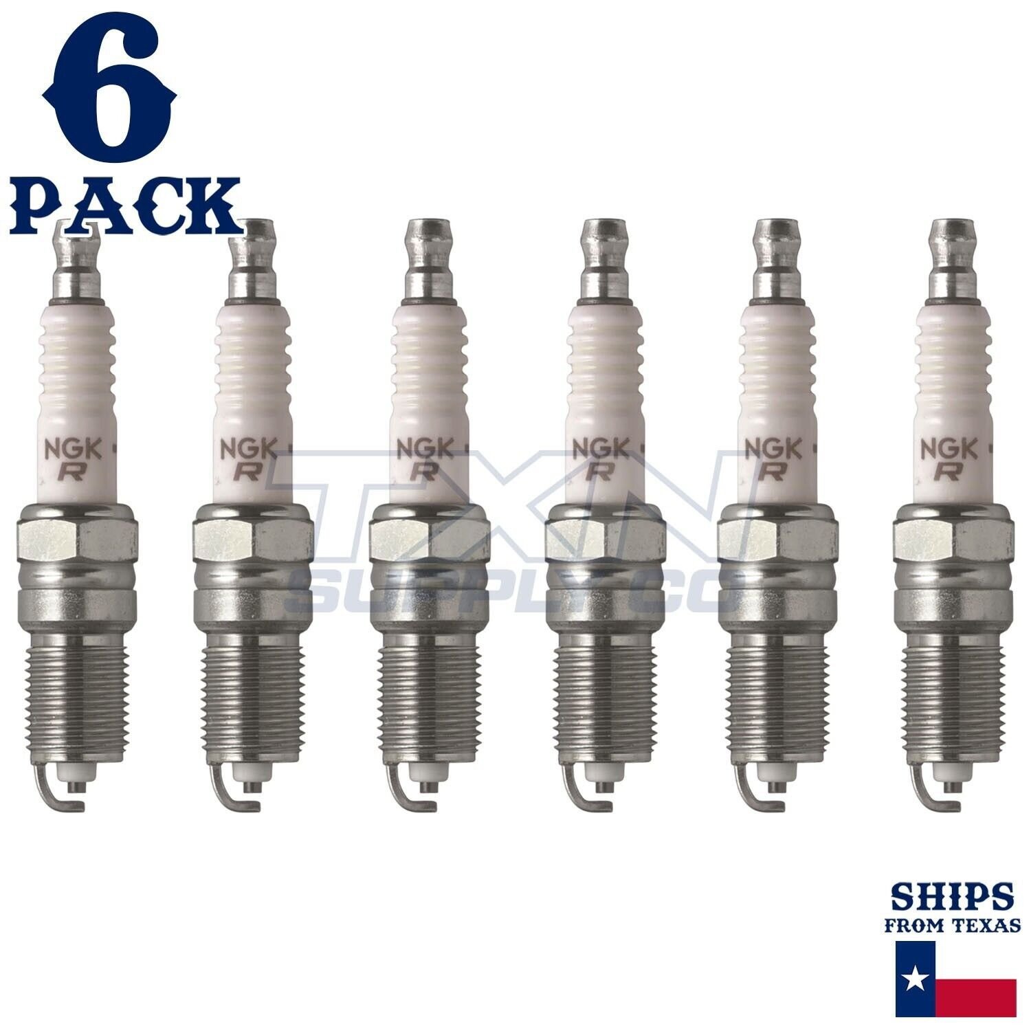 6 Pack NGK V-Power Spark Plugs 1999-2005 for Ford Taurus V6 3.0L