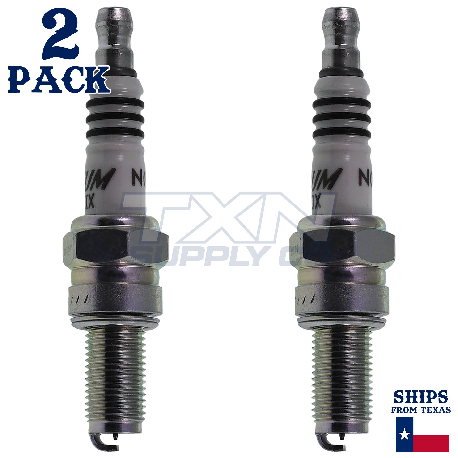 NGK 4218 CR8EIX Spark Plugs 2 Pack