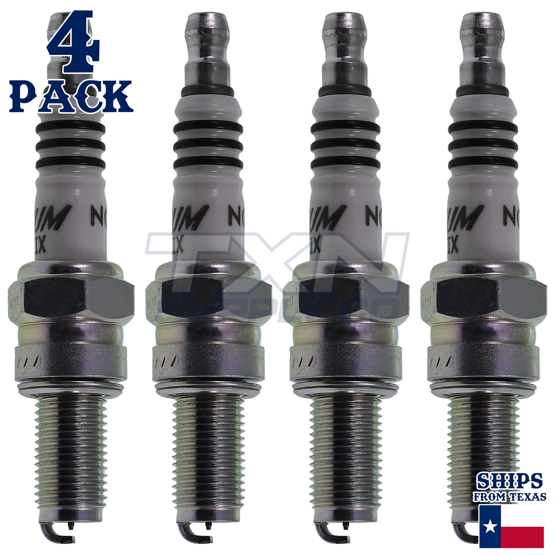 NGK 4218 CR8EIX Spark Plugs 4 Pack