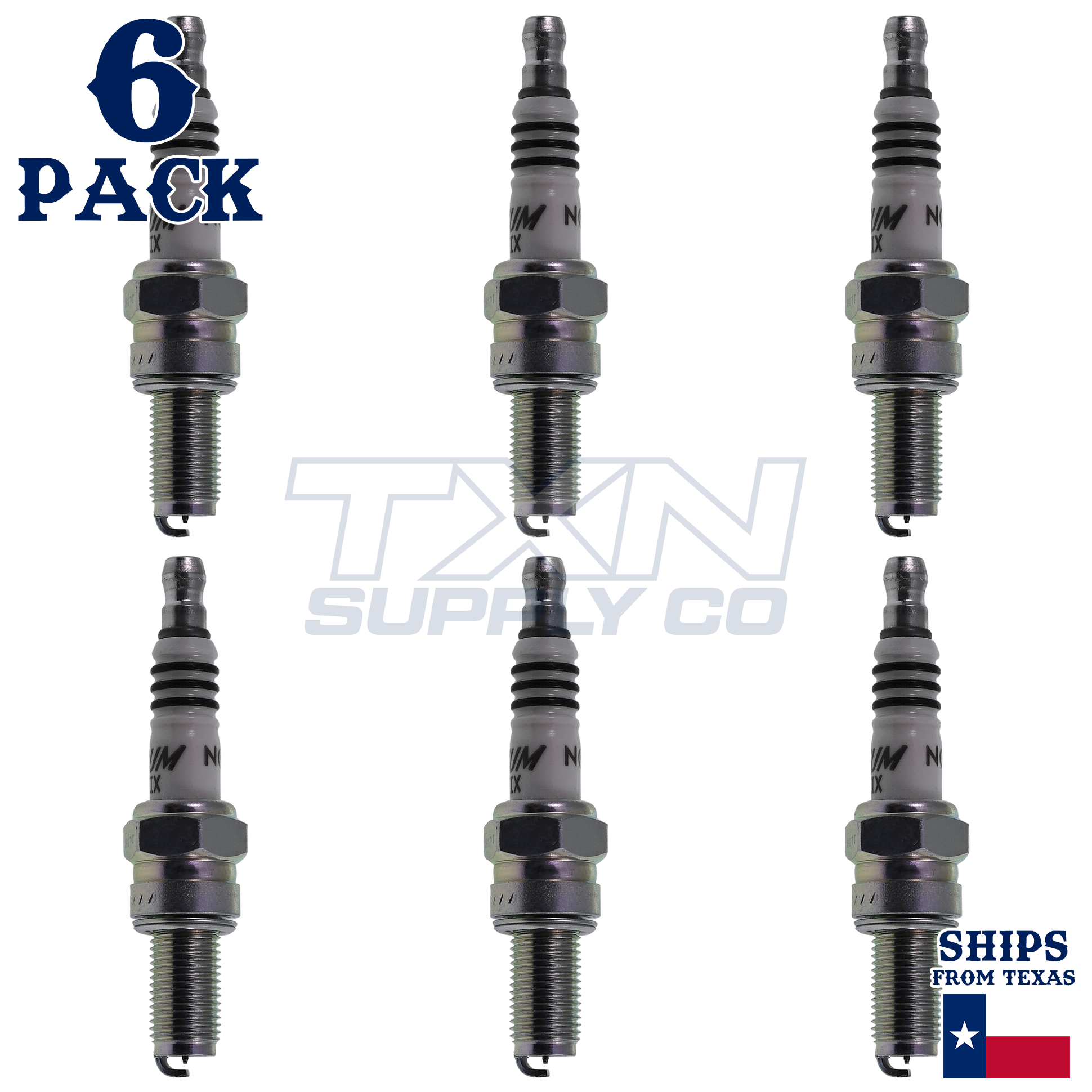NGK 4218 CR8EIX Spark Plugs 6 Pack
