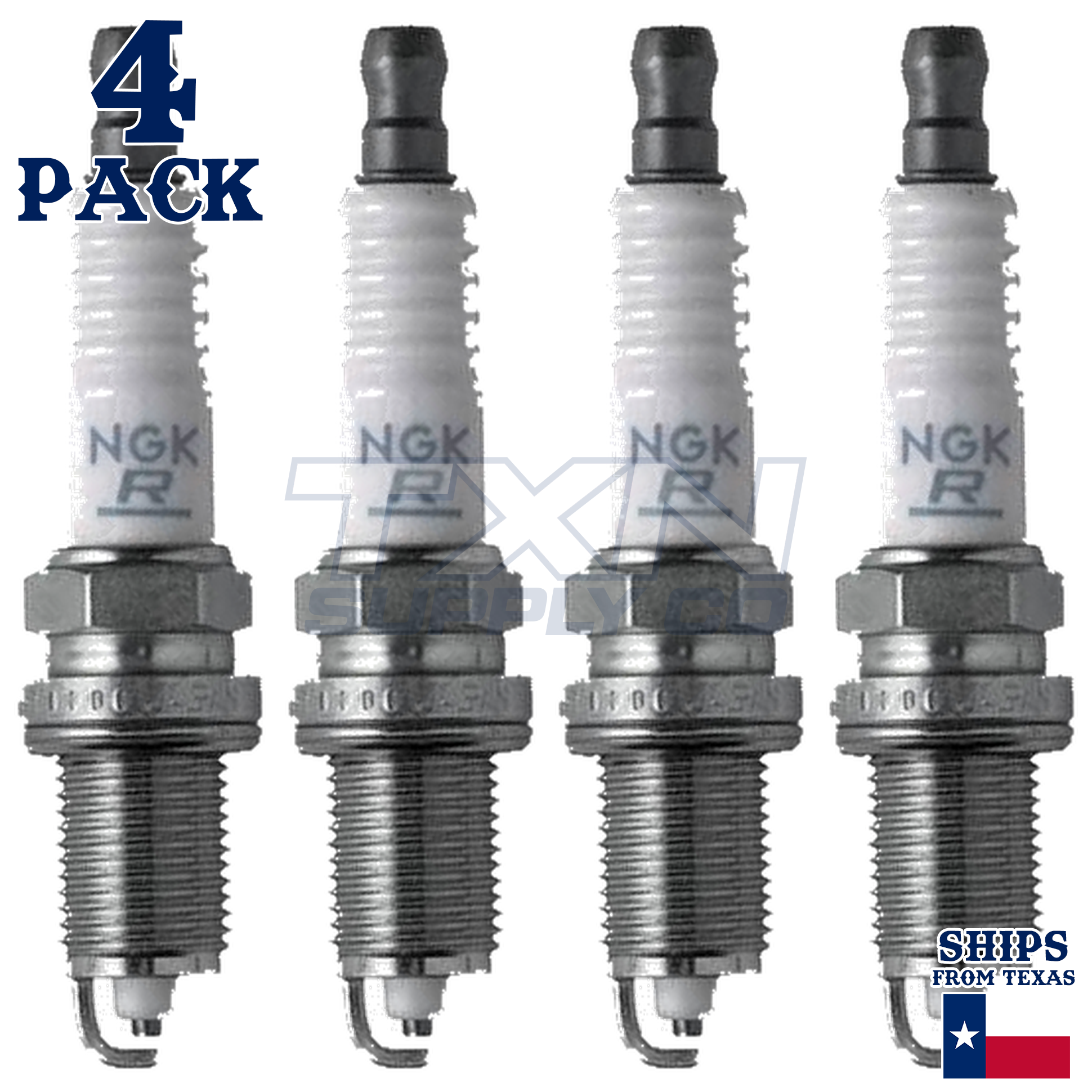 4 NGK Spark Plugs - For Tohatsu 40 MD40ATLDI 2004-2006 Outboard Motor - Image 1