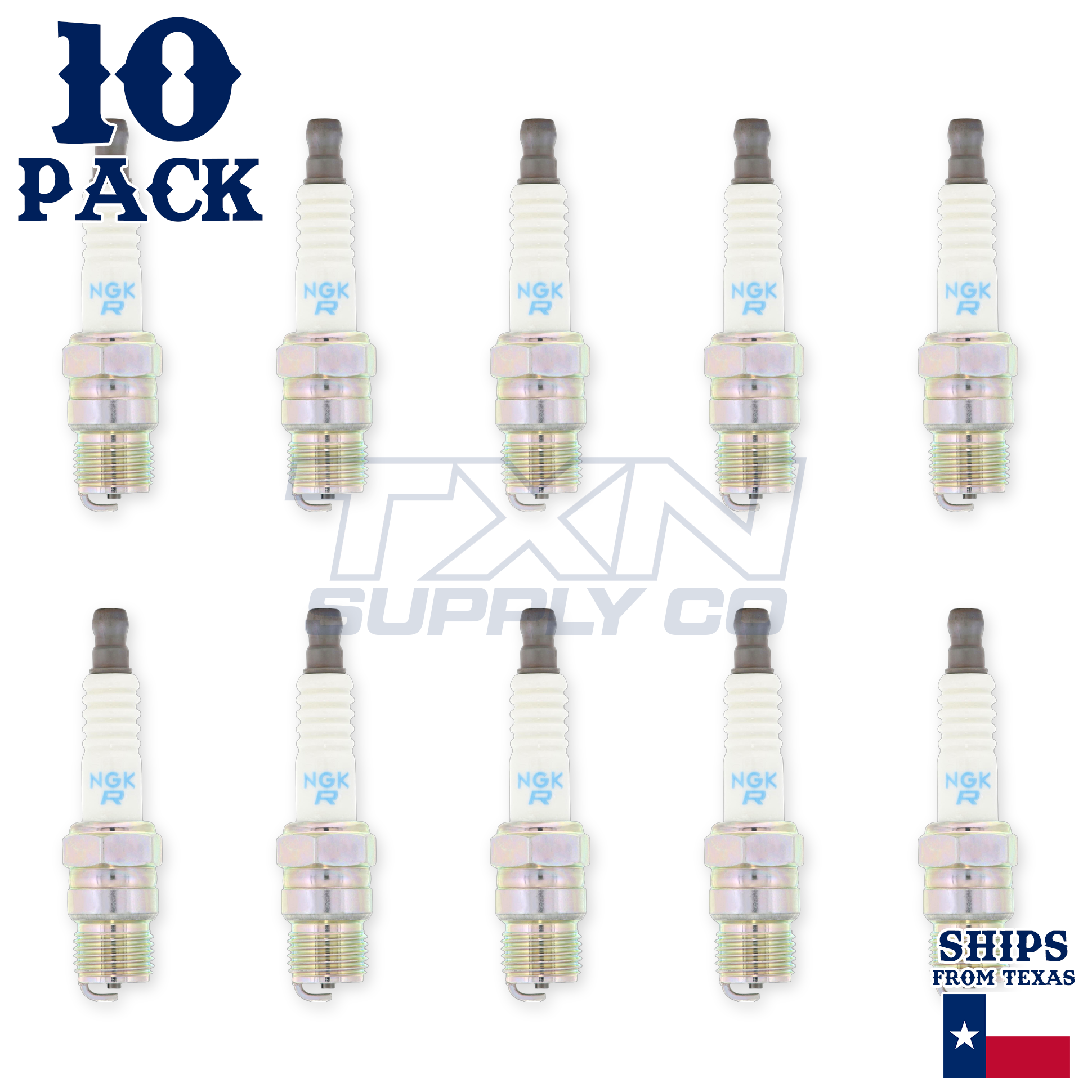 NGK 4323 Spark Plug BR6FS - 10 Pack - Image 2