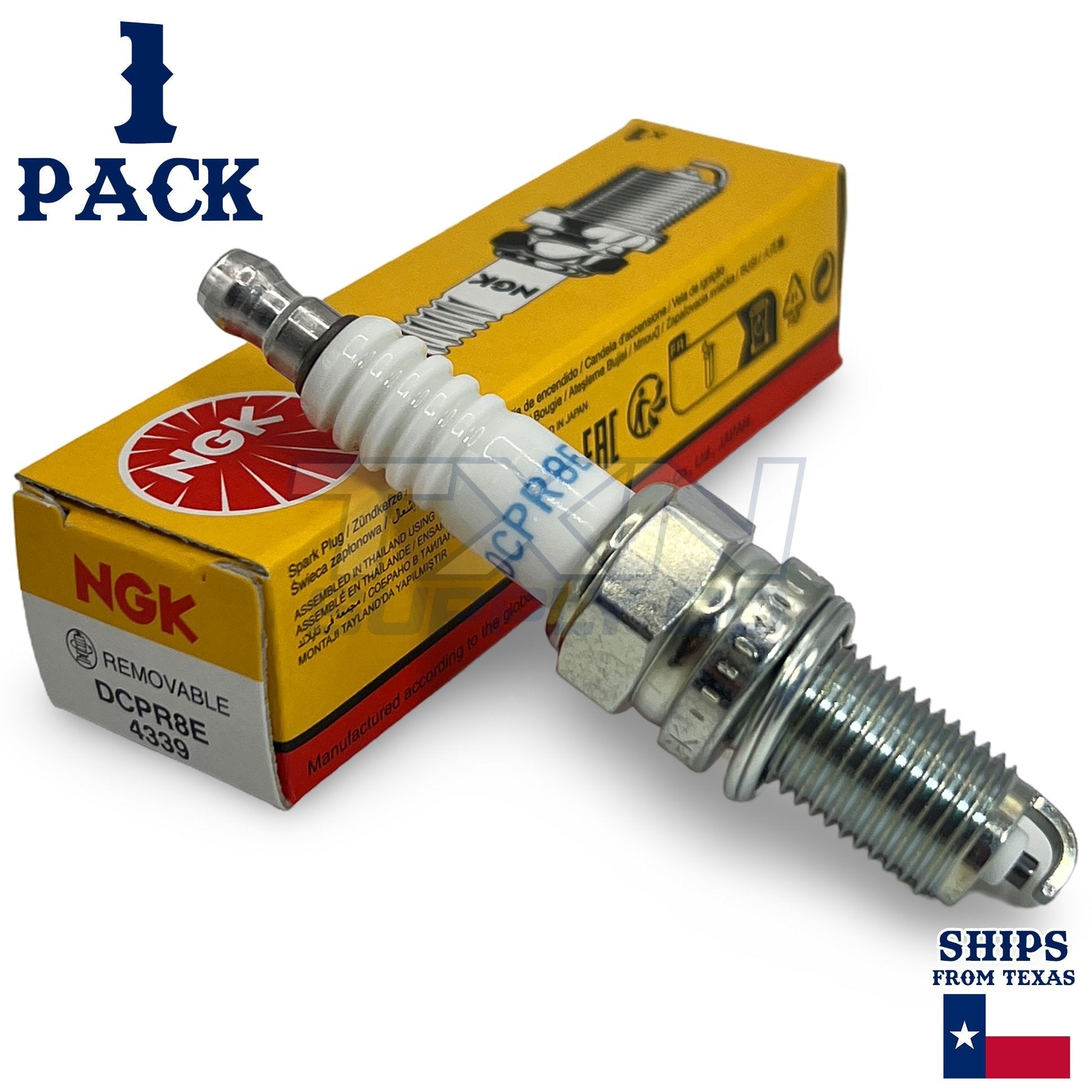 NGK 4339 Spark Plug DCPR8E - 1 Pack - Image 1