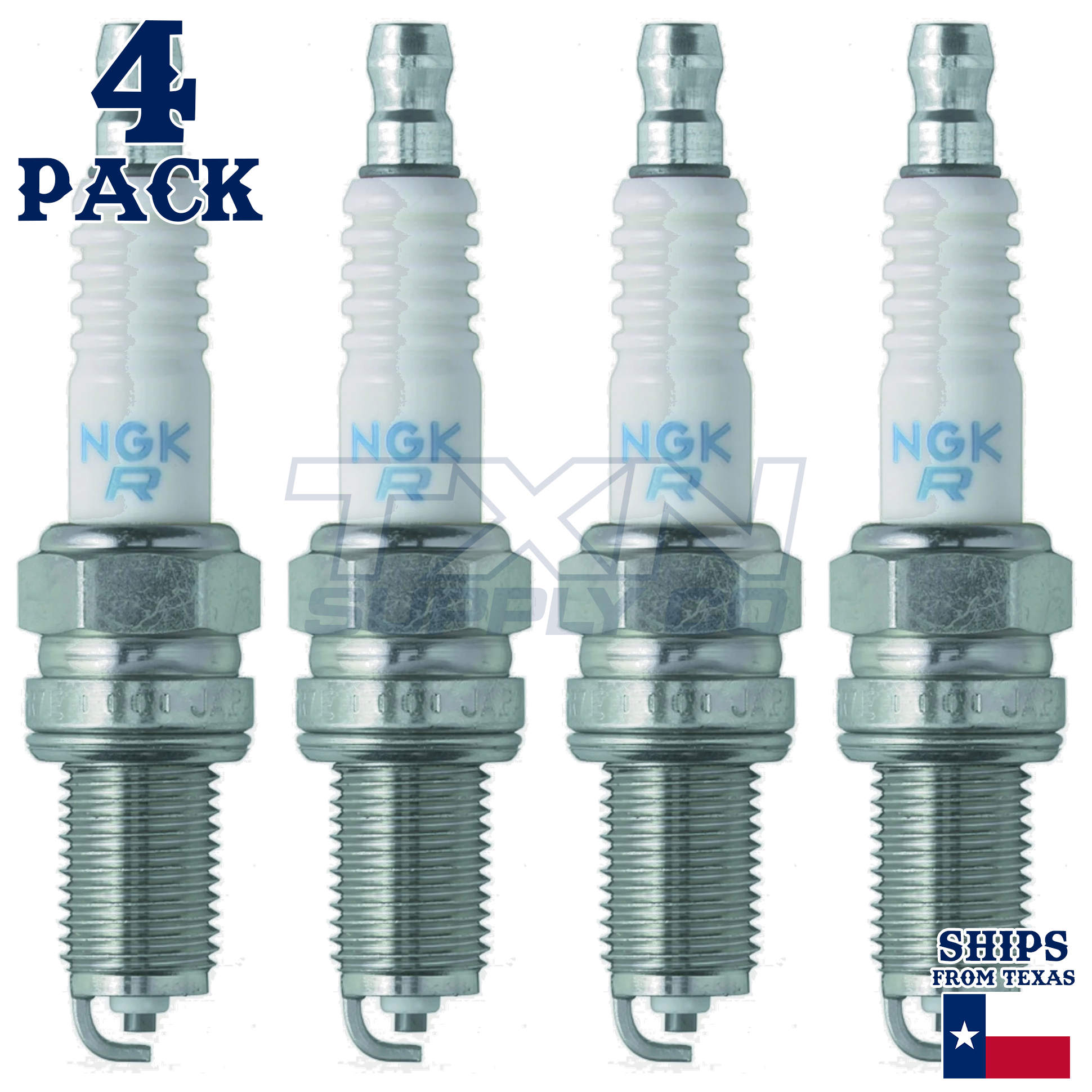 4 Pack NGK Spark Plug - For 2007-2017 1586 Softail Fatboy Harley-Davidson - Image 2