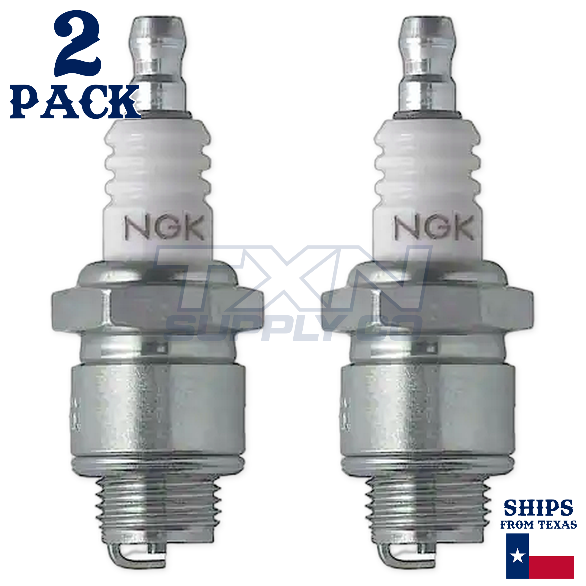 NGK 4452 BMR2A-10 Spark Plugs 2 Pack - Image 2