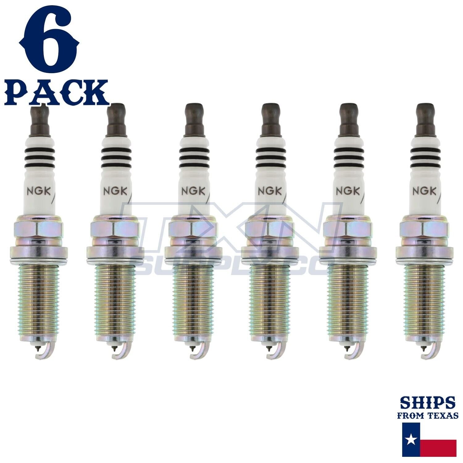 6 Pack NGK Iridium IX 4469 Spark Plugs LFR5AIX-11