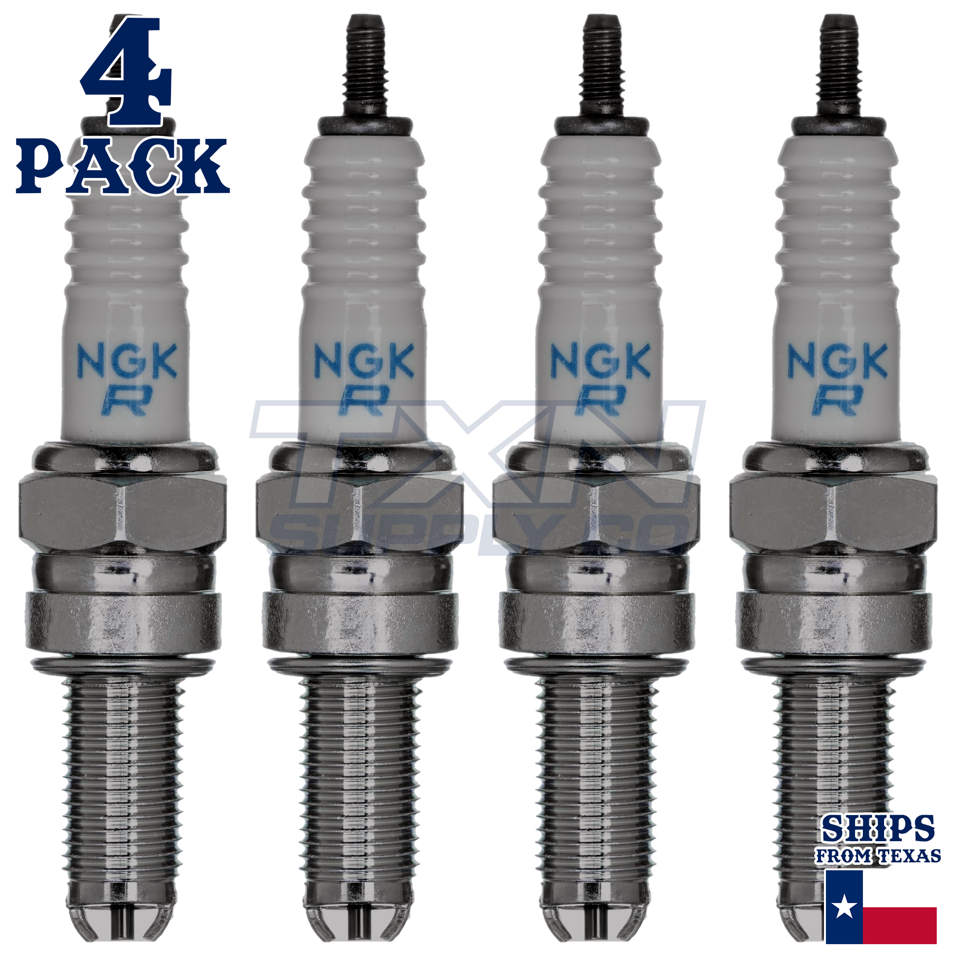NGK 4548 CR9EK Spark Plugs 4 Pack